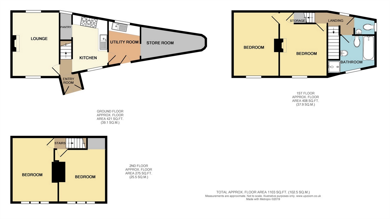 4 Bedrooms End terrace house for sale in Box Iron Cottages, Chapel Row, Herne Bay, Kent CT6