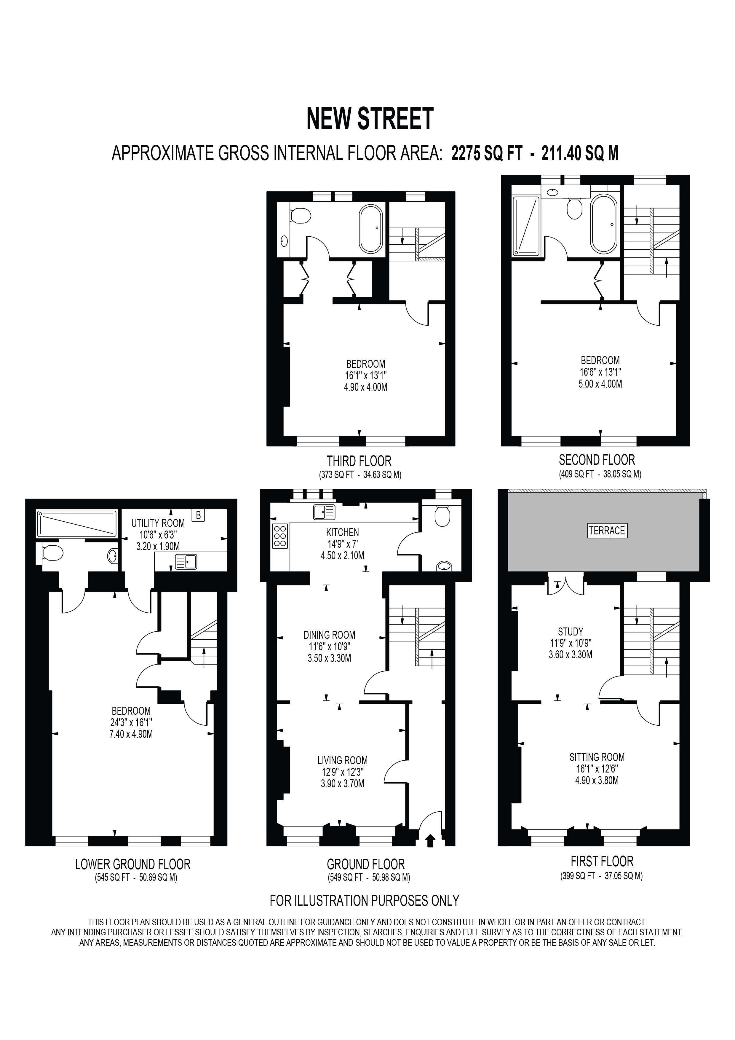 5, New Street, London floorplan