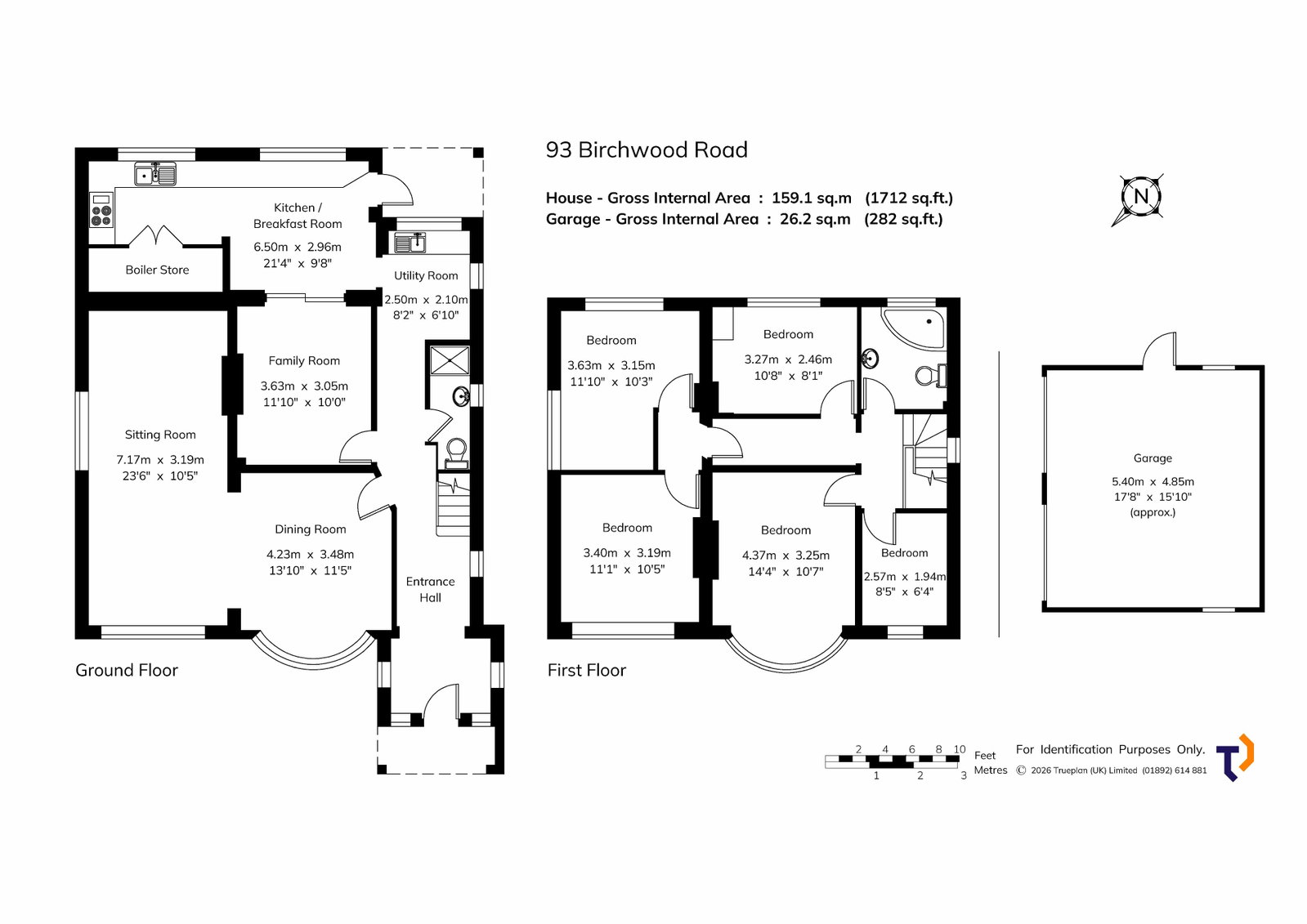 93, Birchwood Road, Wilmington floorplan