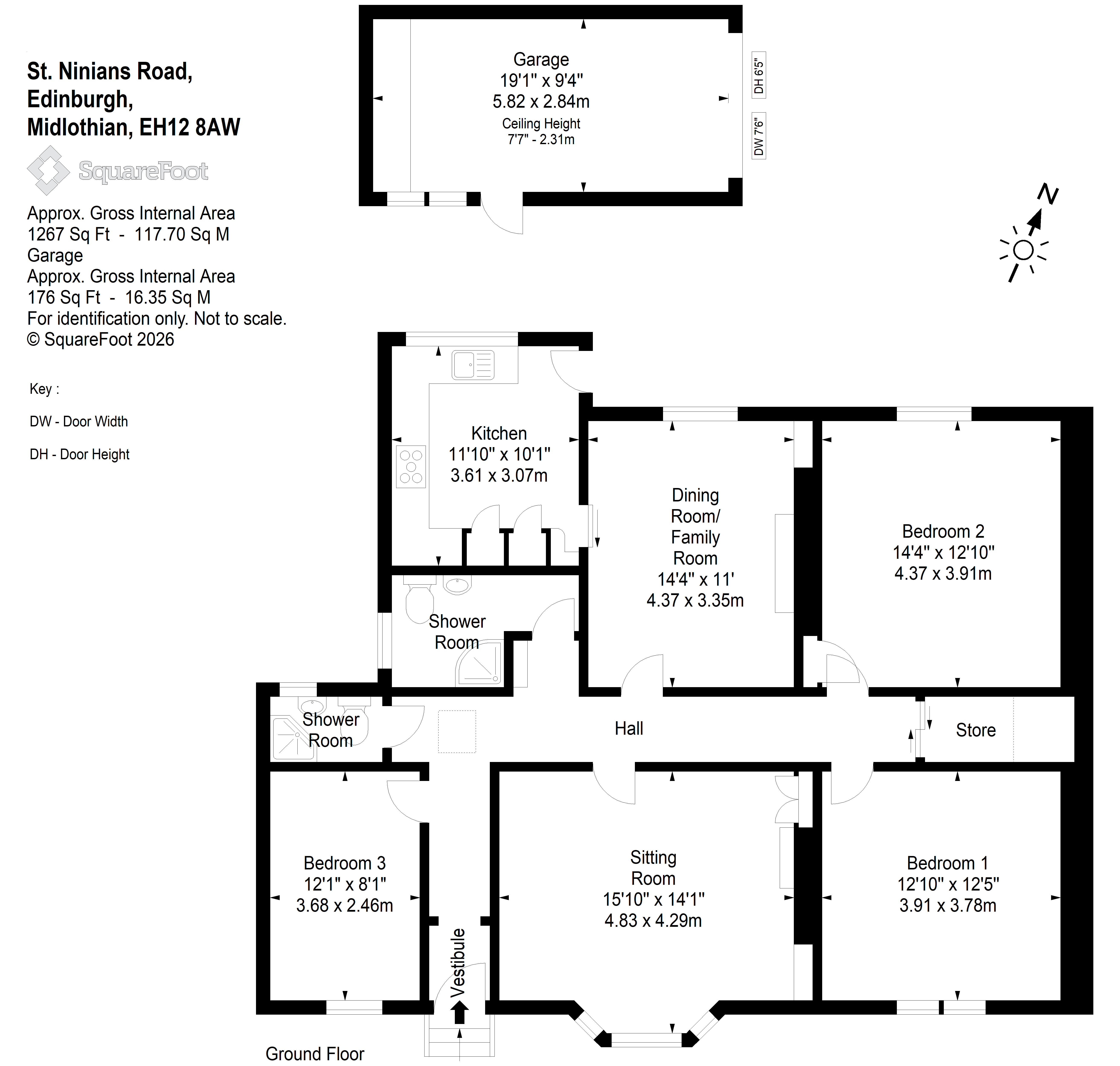 4, St Ninians Road, Edinburgh floorplan