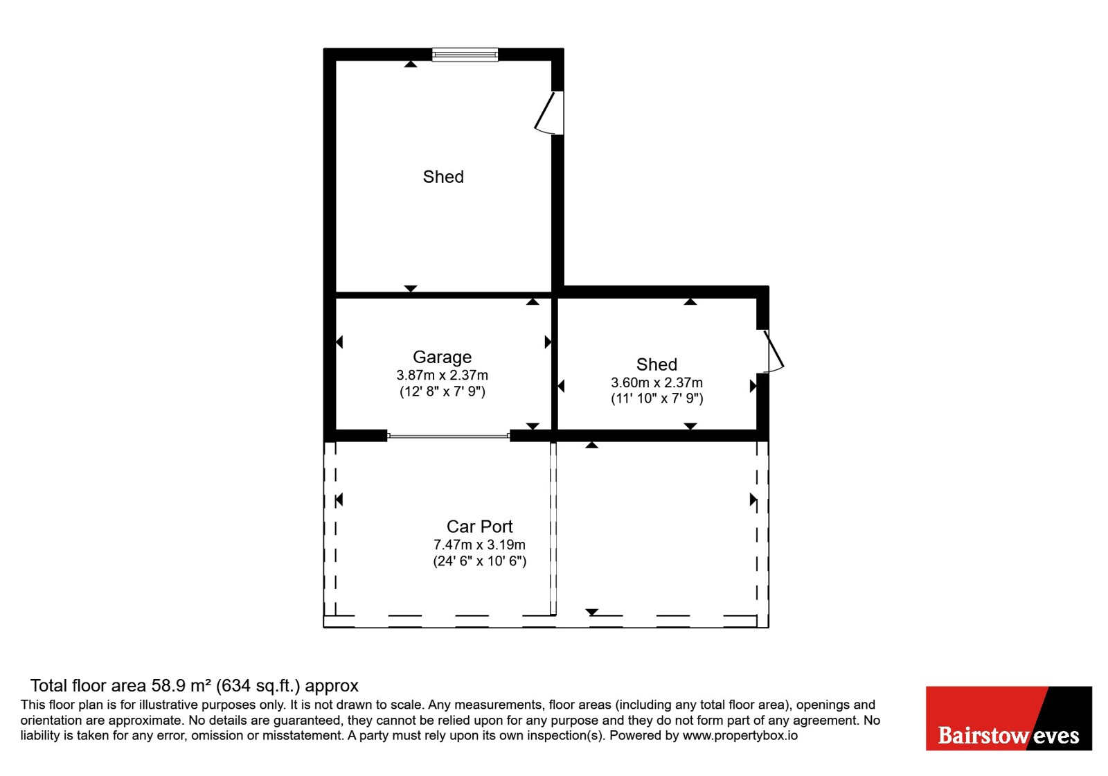 141B,, High Street, Coleshill floorplan