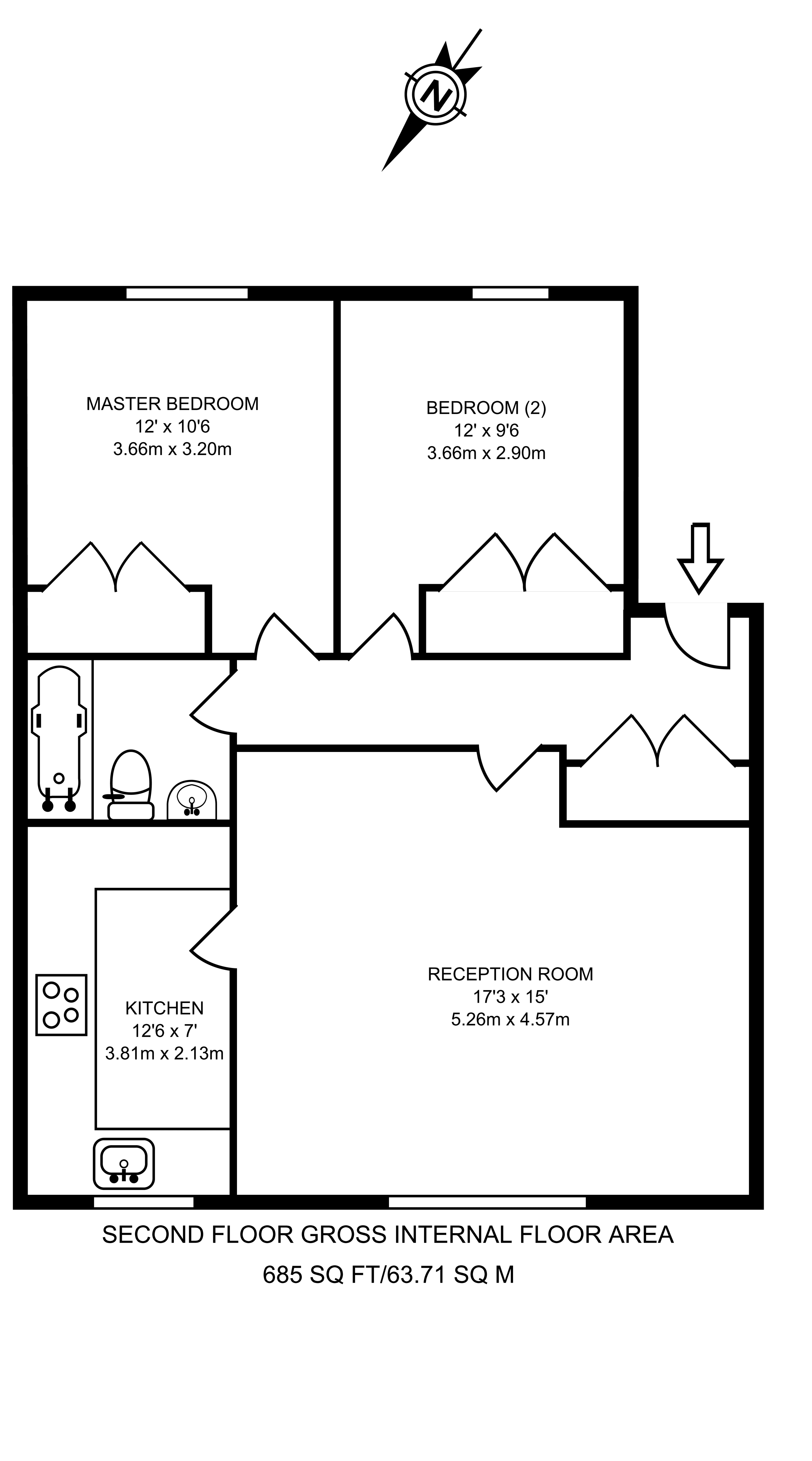 Lucas Close, Willesden Green floorplan