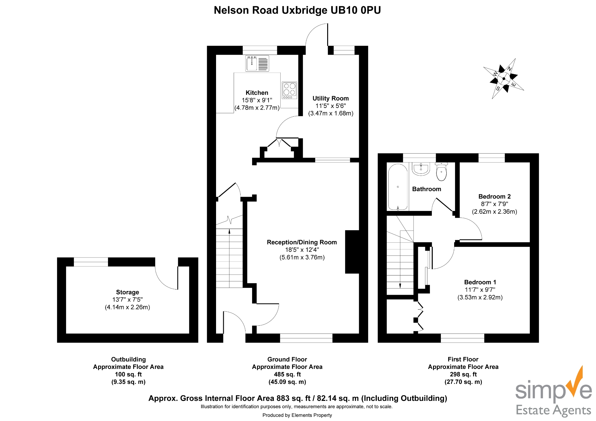 Nelson Road, Hillingdon floorplan