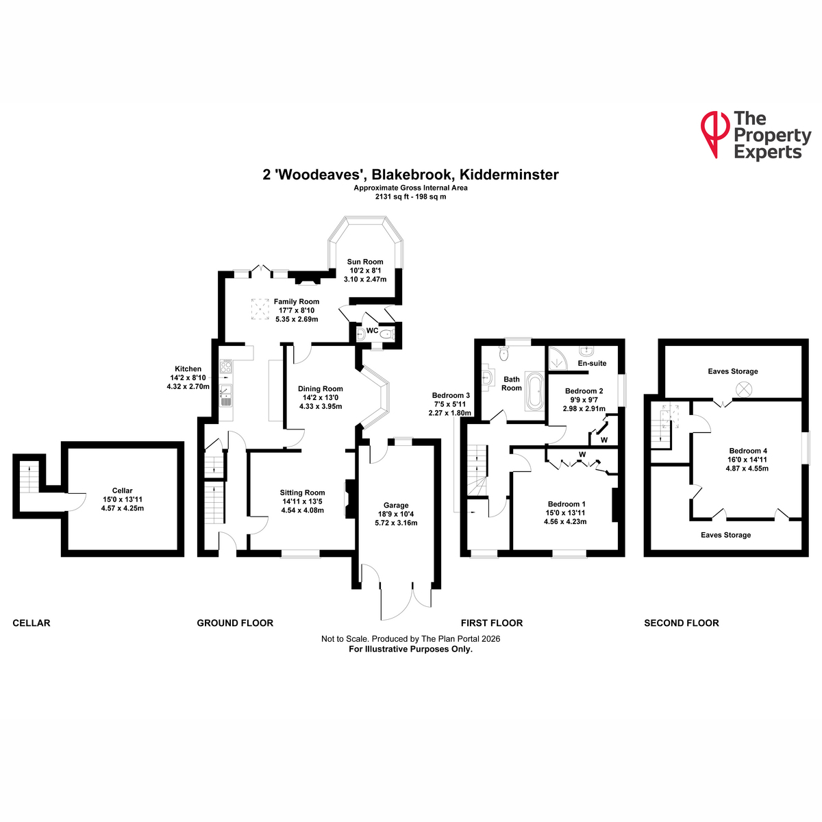 2 'Woodeaves', Blakebrook, Kidderminster floorplan