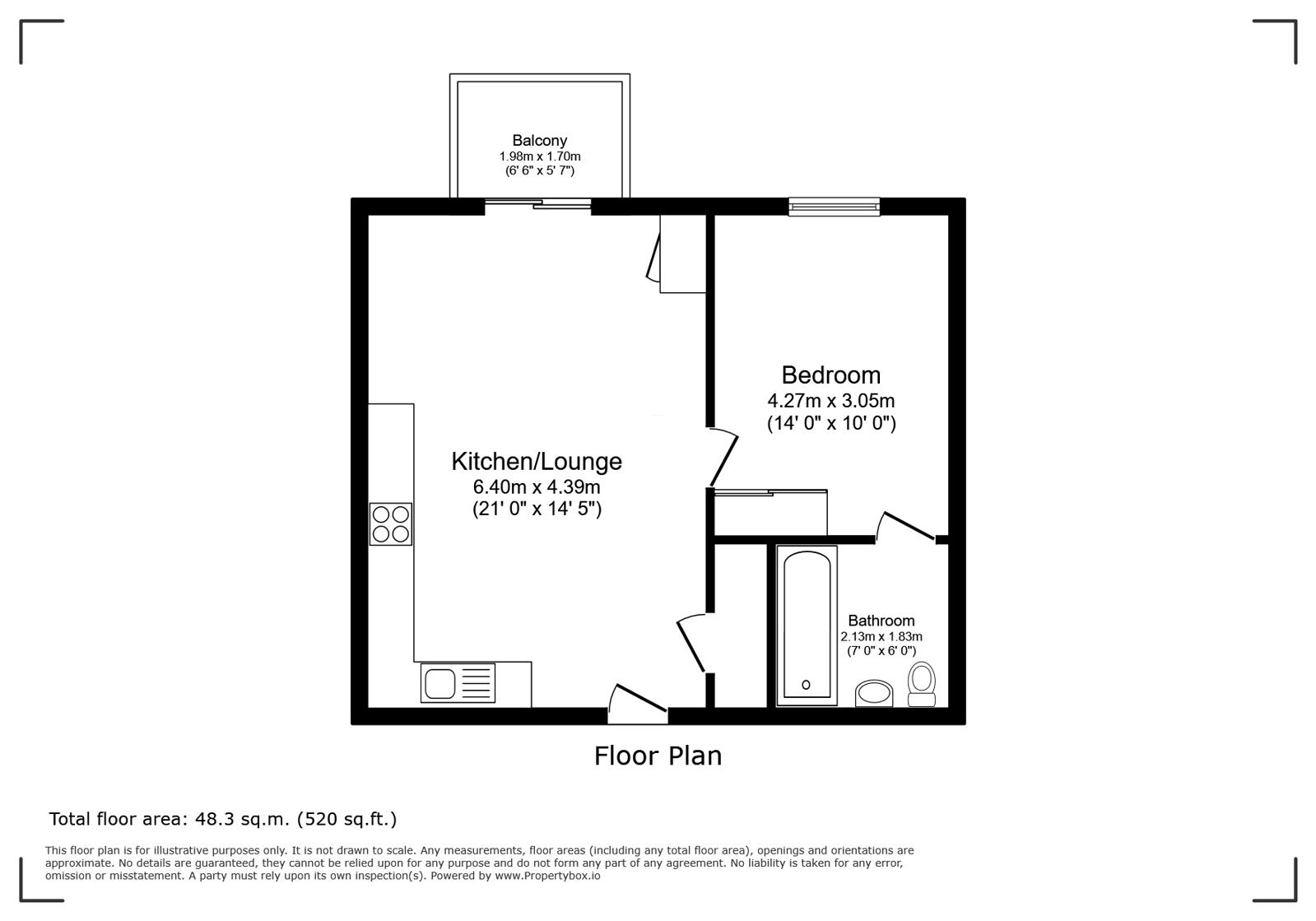 Flat 187, 27, Victoria Avenue, Essex floorplan