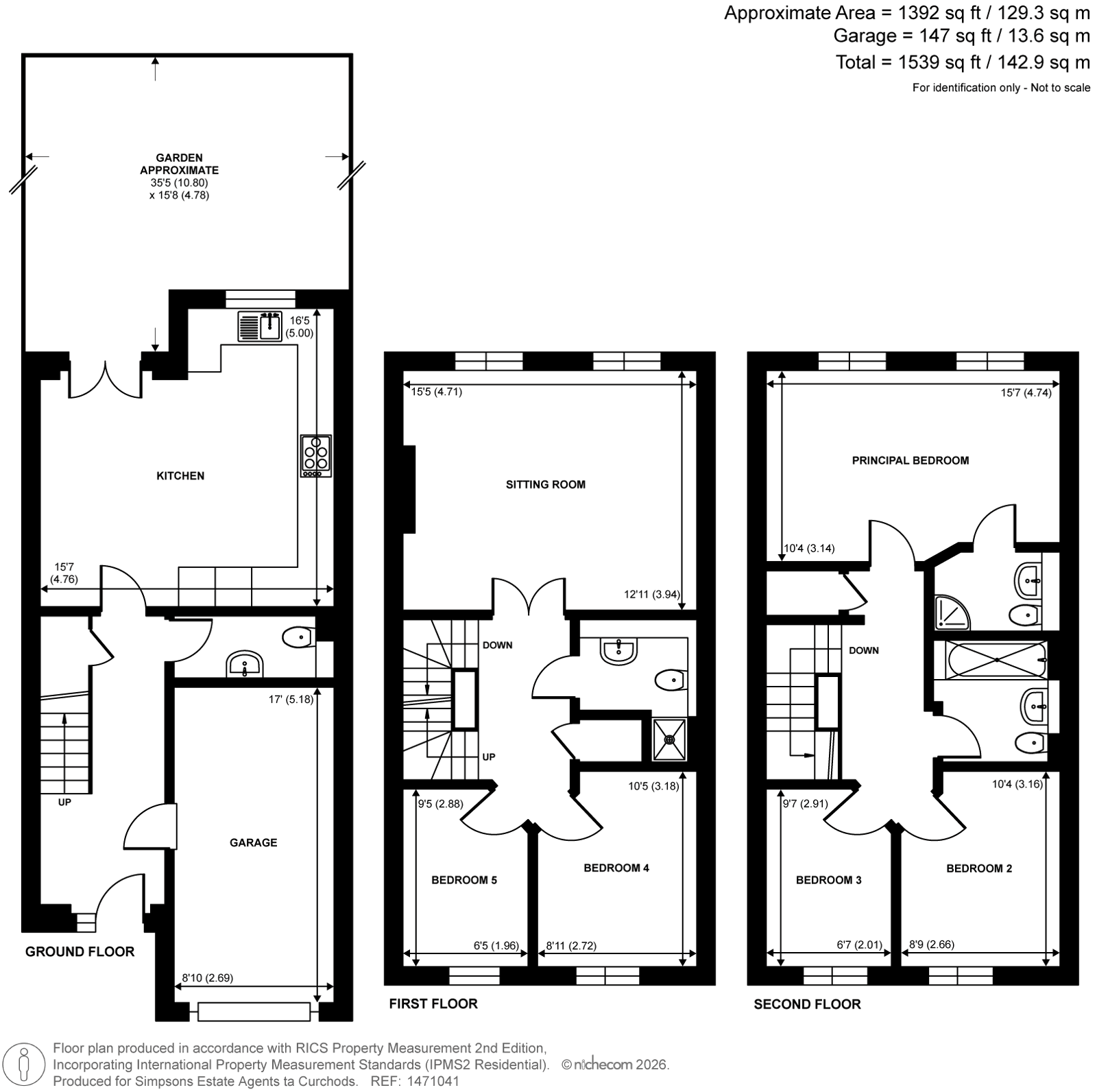 5, Winery Lane, Kingston Upon Thames floorplan