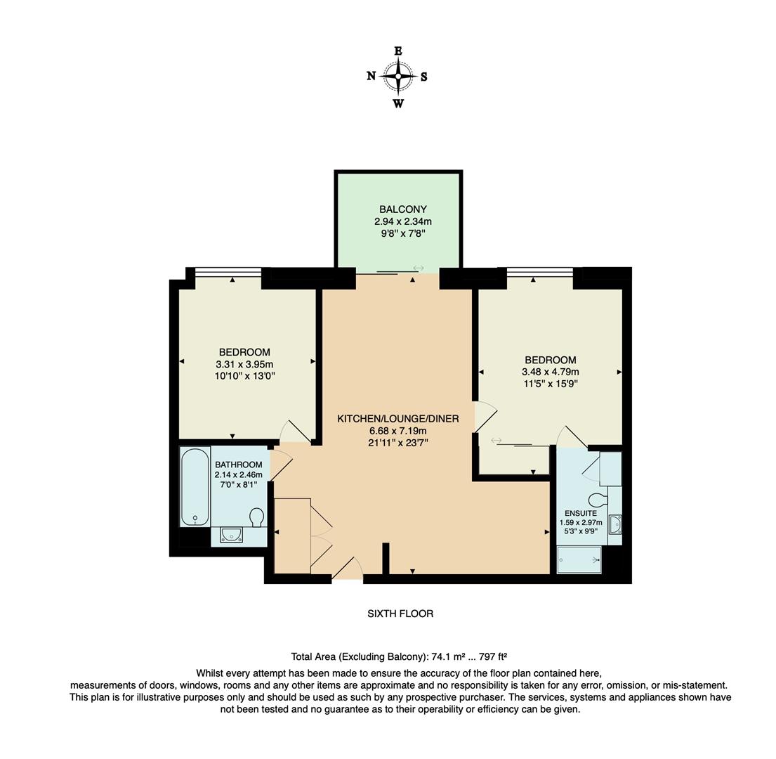 601 Navigation Point, 2, Ferry Lane, Tottenham floorplan