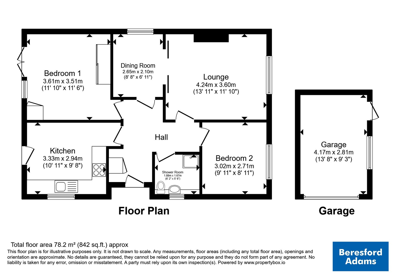 62, Courtland Drive, Deeside floorplan