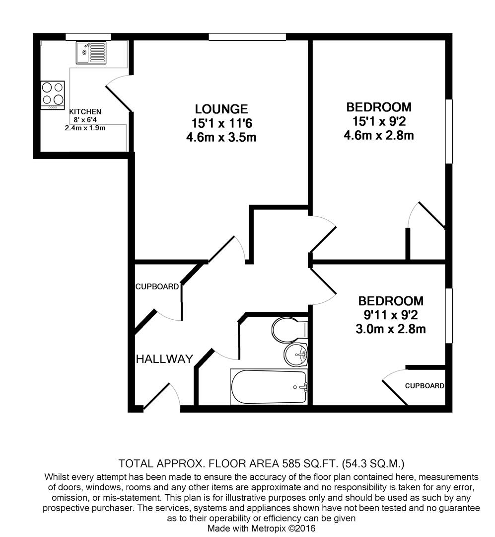 Flat 4, 3, Greenside Street, Manchester floorplan