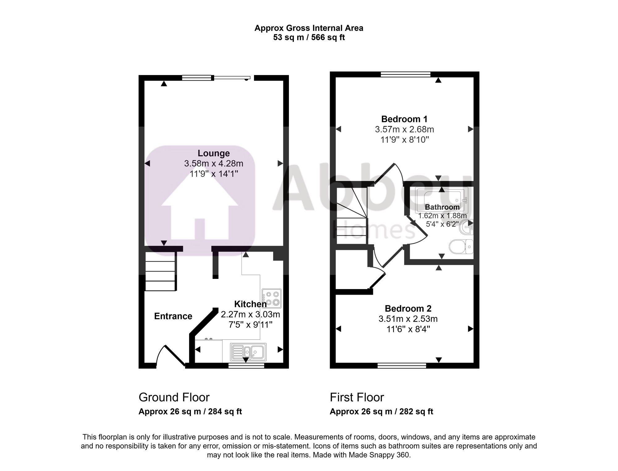 23 Lords Avenue, Leicester floorplan