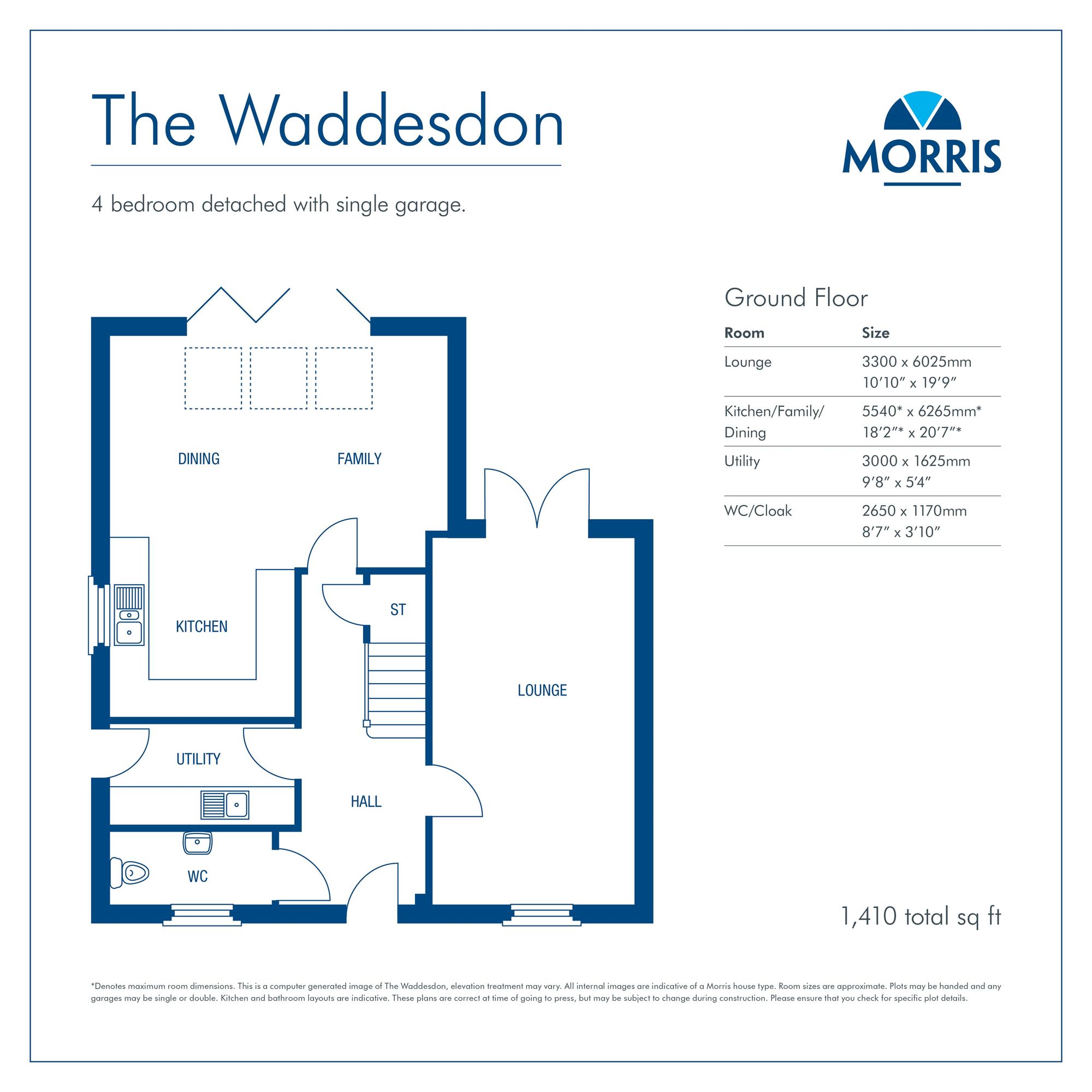 The Waddeson, (Plot 26) The Meadow,, Macclesfield floorplan