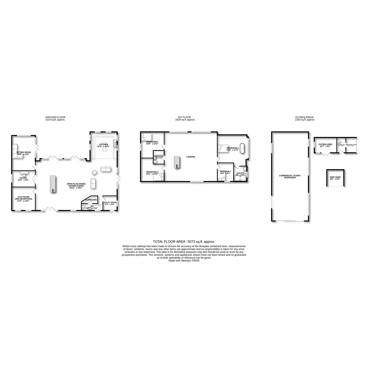 Little Ducklings Barn, Paglesham Road, Rochford floorplan