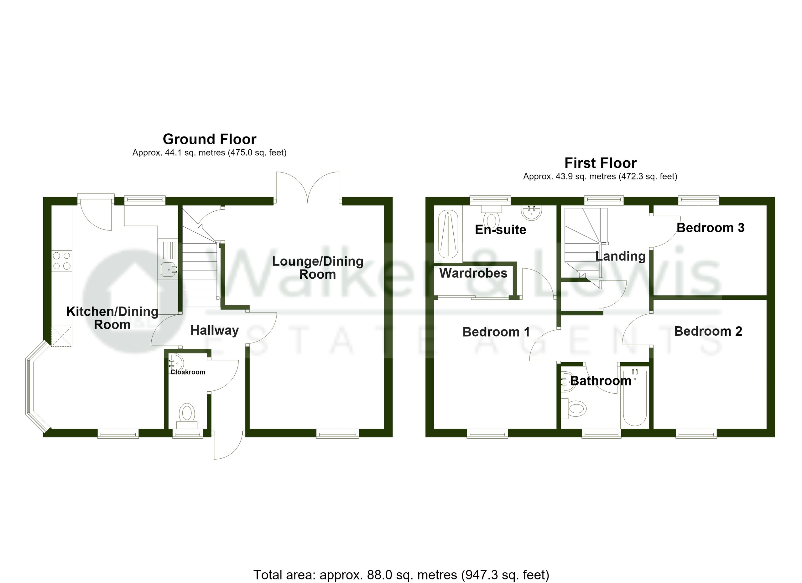 5 Ty Newydd Heights, Trefechan, Merthyr Tydfil floorplan