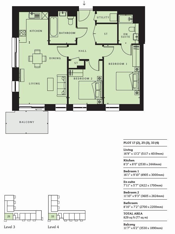 20 Starling Apartments 40, Perryfield Way, London floorplan