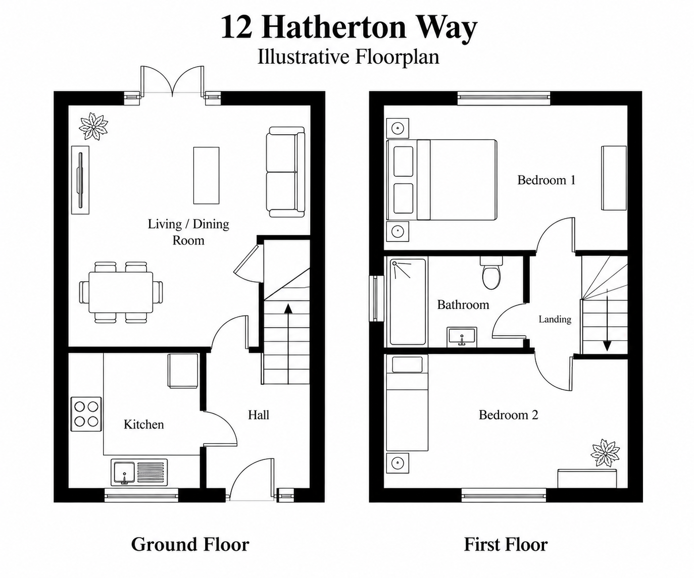12 Hatherton Way,, Chester, Cheshire floorplan