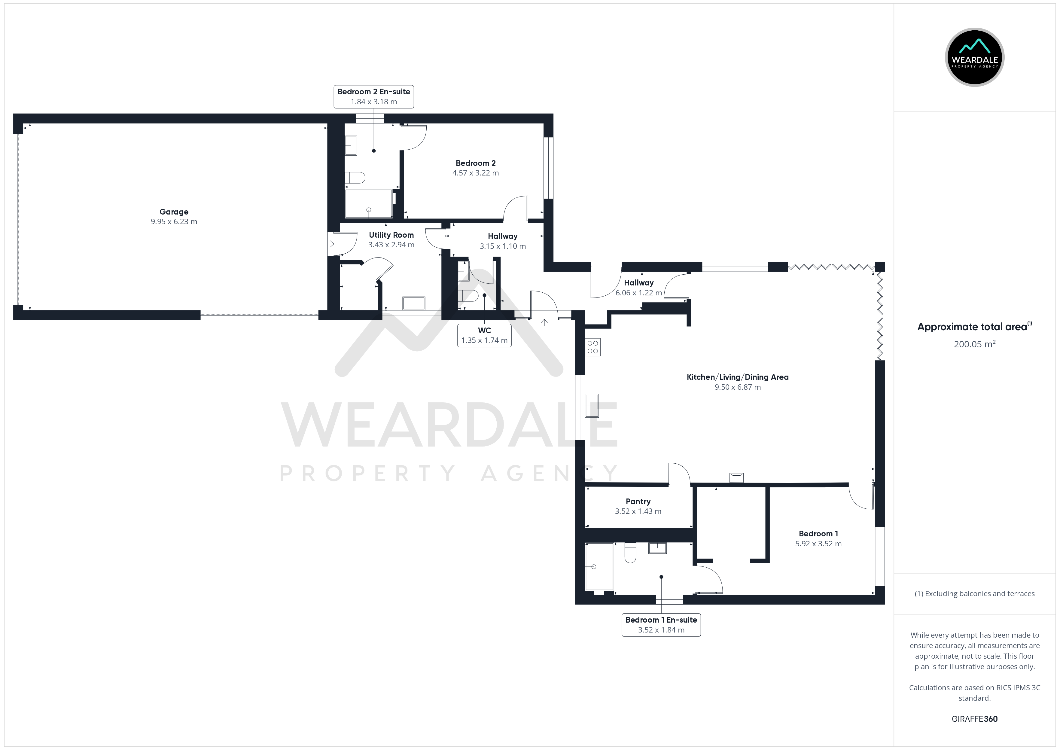 3, Orchard View, Bishop Auckland floorplan