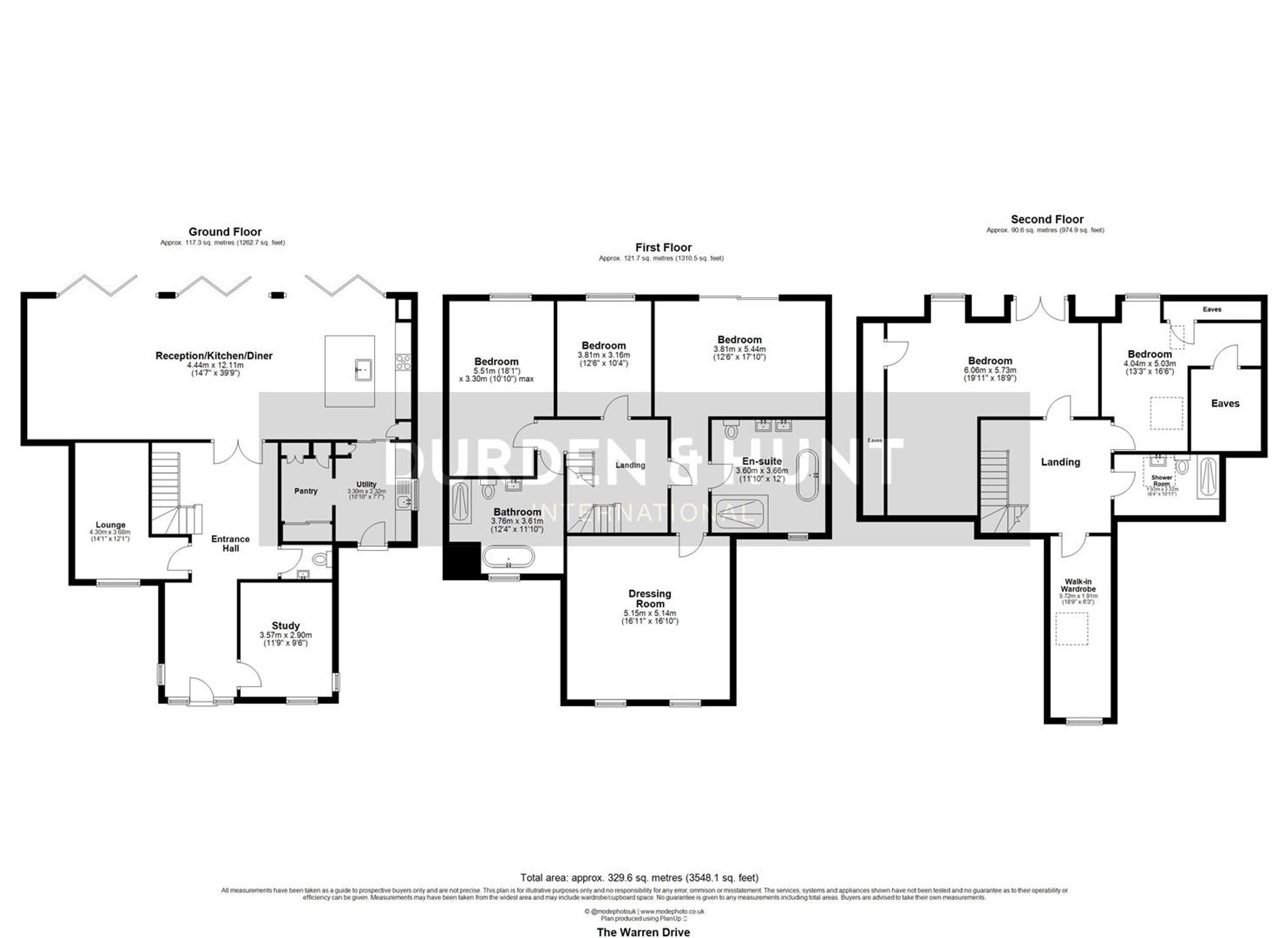 2 The Warren Drive, London floorplan