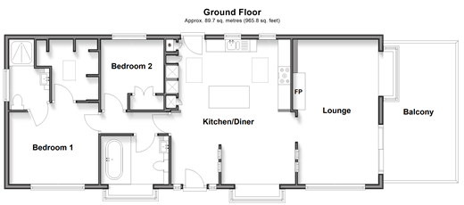 Hollies Way Biddenden, Ashford floorplan