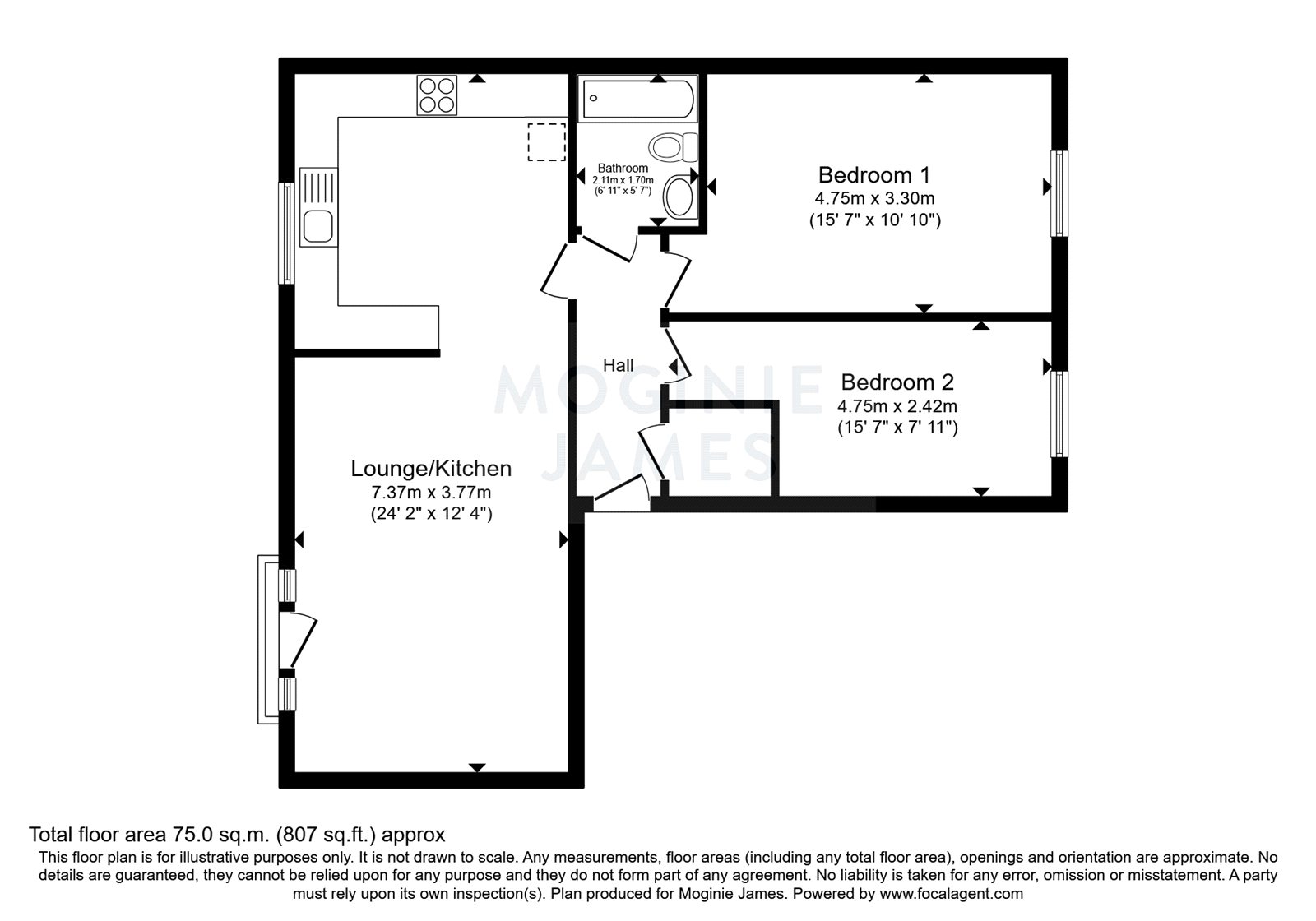 18 Caedelyn Court,, Cherry Orchard Road, Cardiff floorplan