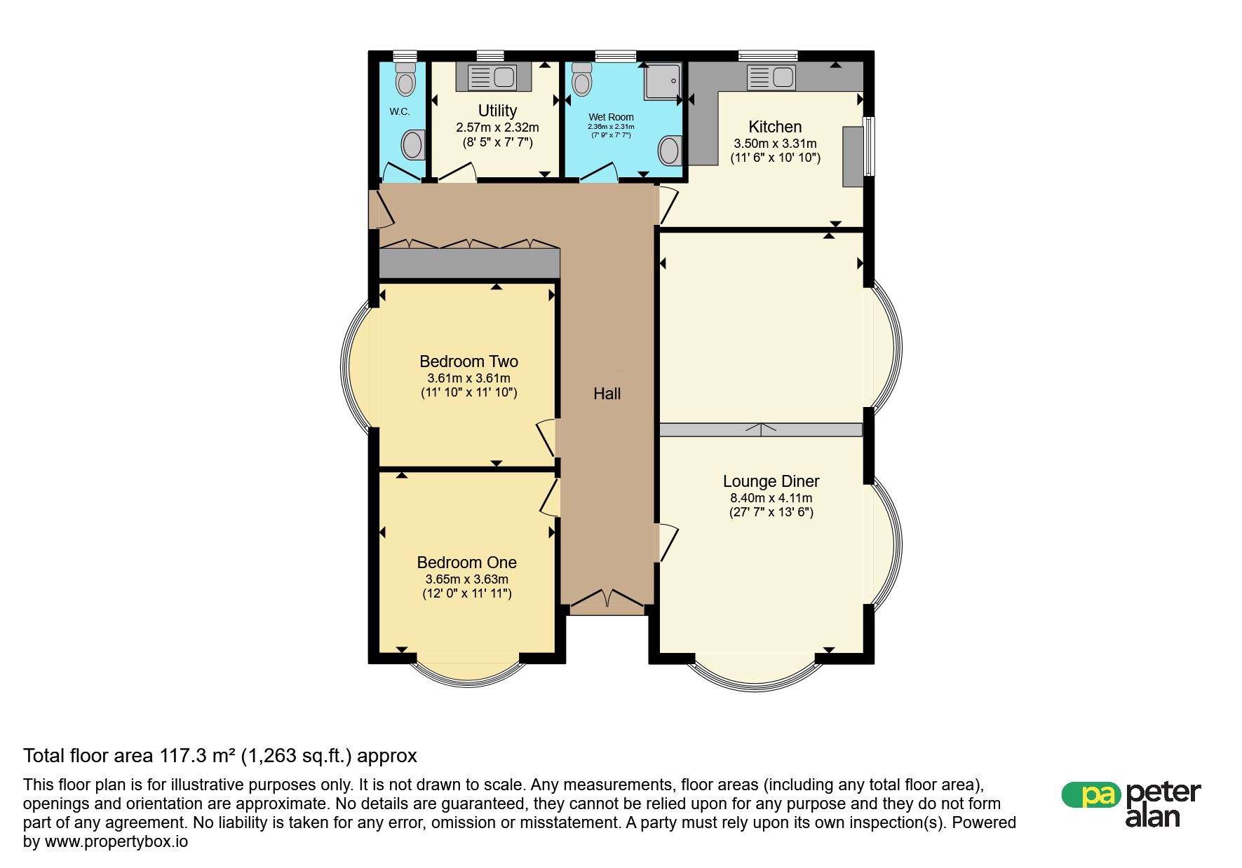 Elsie Dene, Groeswen Lane, PORT TALBOT floorplan