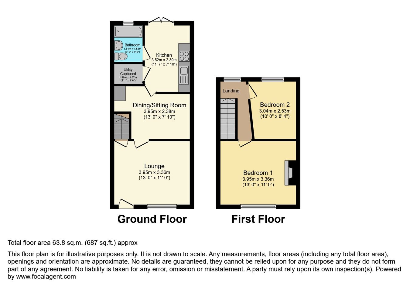 7, Saunby Grove, Cleethorpes floorplan