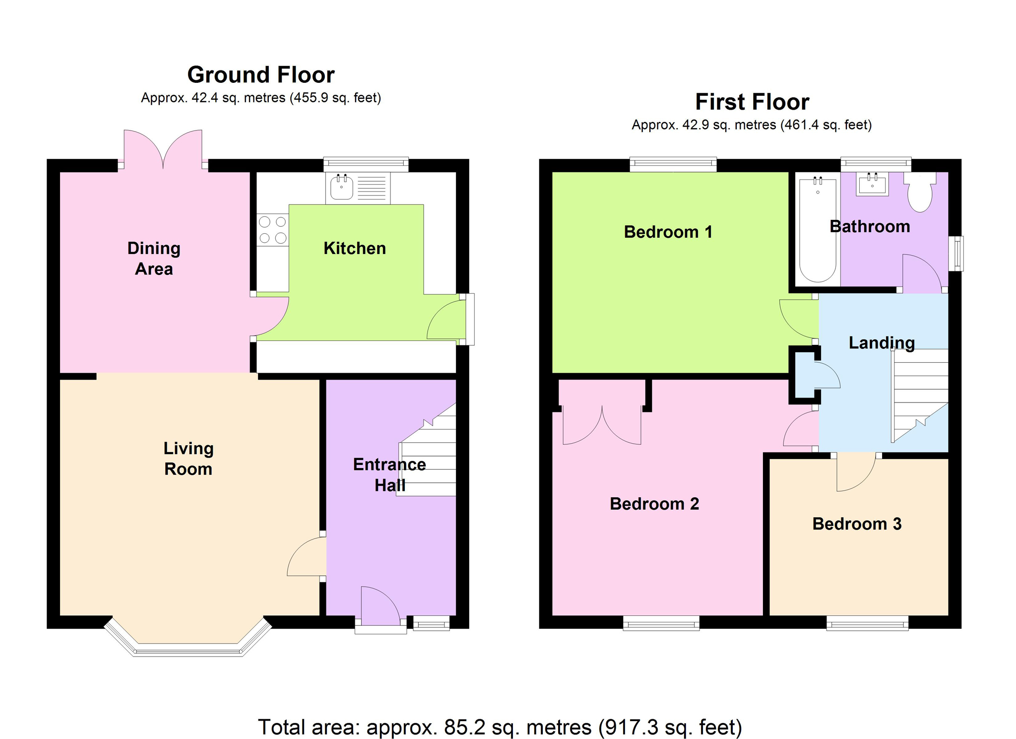 3 Bedrooms Semi-detached house for sale in Pegsdon Close, Luton, Bedfordshire LU3