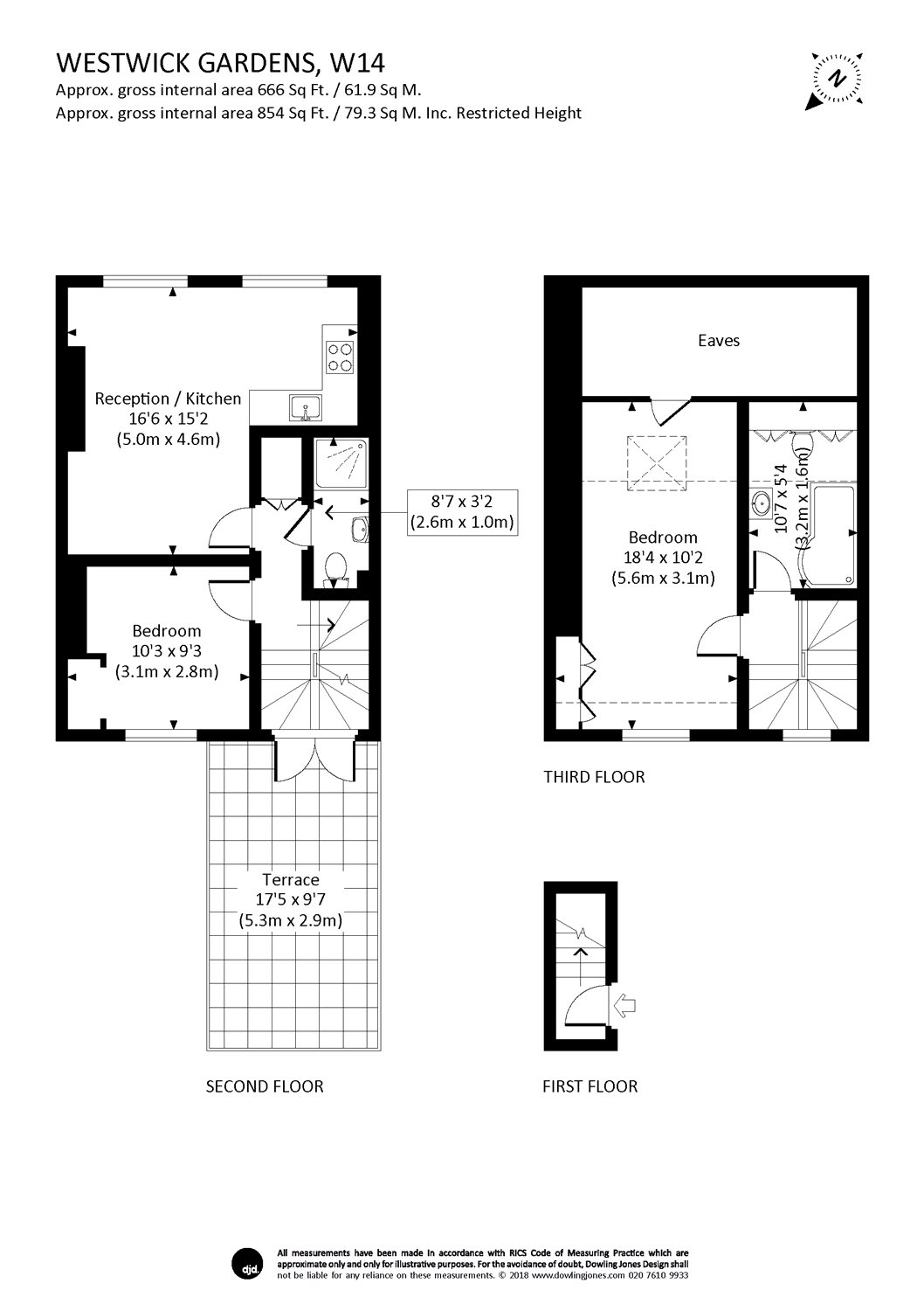 2 Bedrooms Flat to rent in Westwick Gardens, Brook Green, London W14