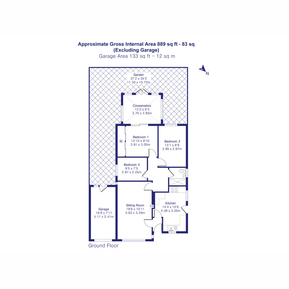 16, Ancil Avenue, Bicester floorplan