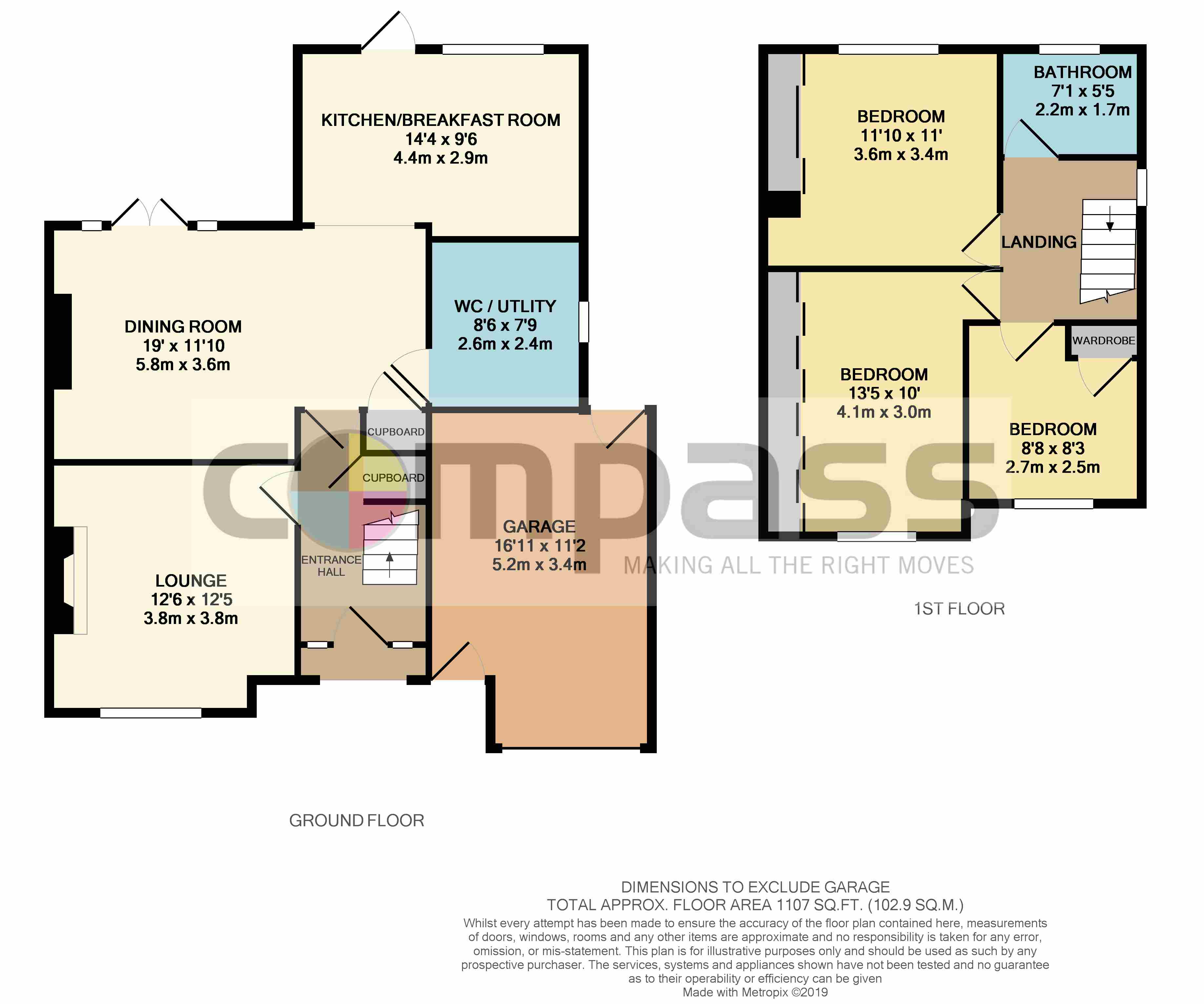 3 Bedrooms Semi-detached house for sale in Fairholme, Putnoe, Bedford MK41