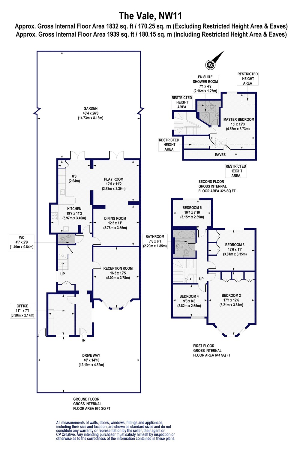 5 Bedrooms Semi-detached house to rent in The Vale, London NW11