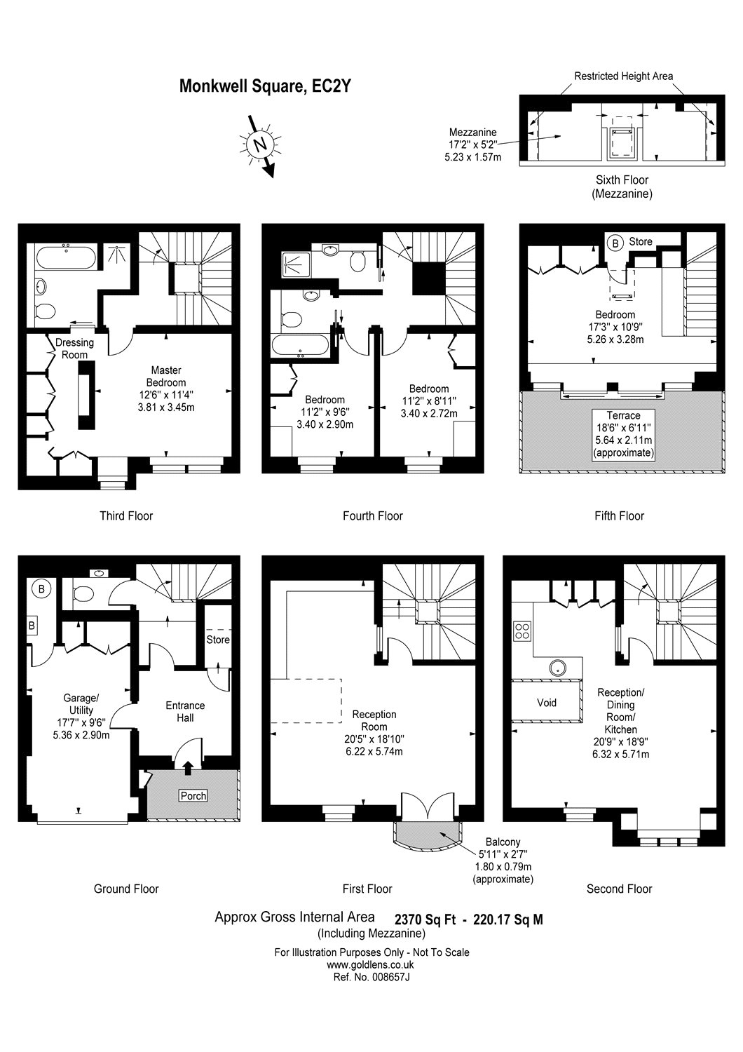 4 Bedrooms End terrace house to rent in Monkwell Square, London EC2Y