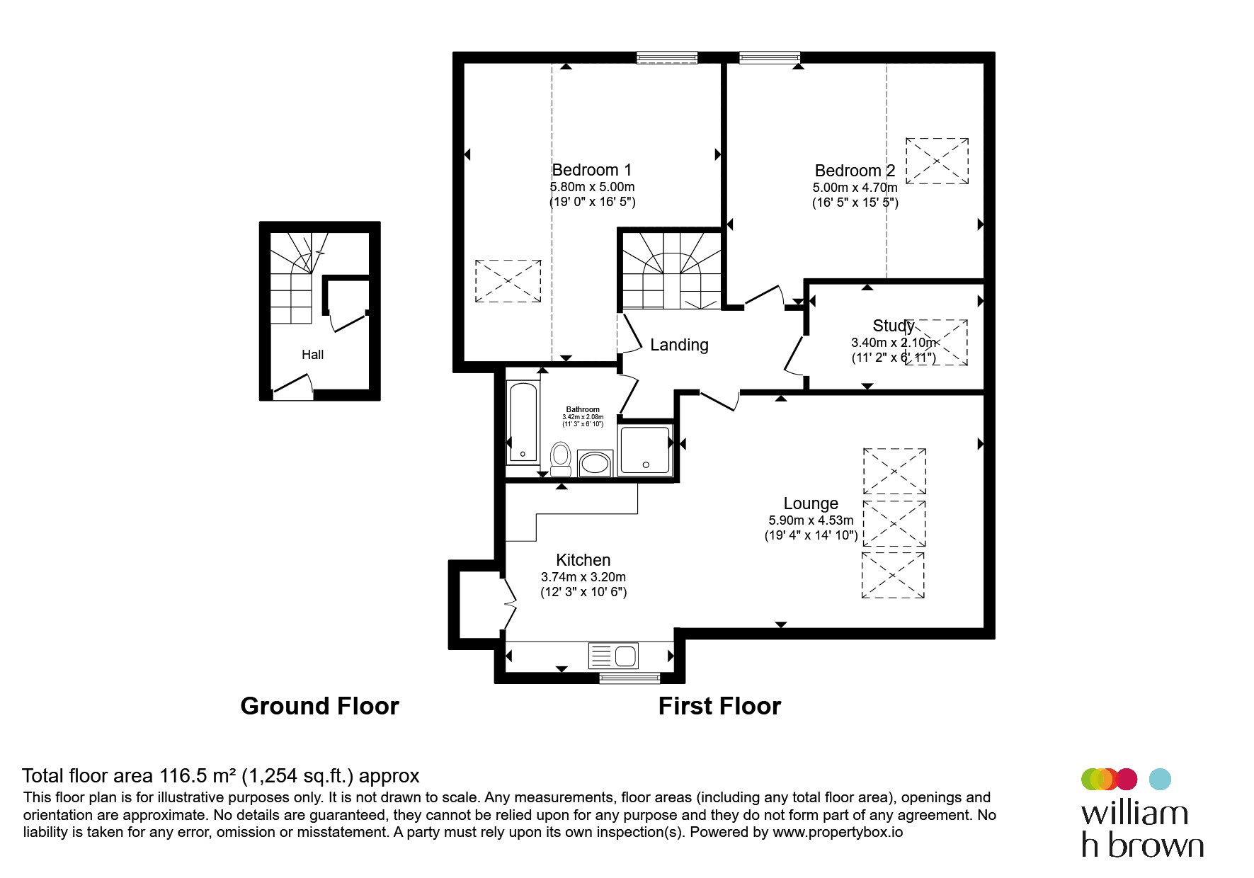 3, Butler Court, Fairfields Drive, Huntingdon floorplan