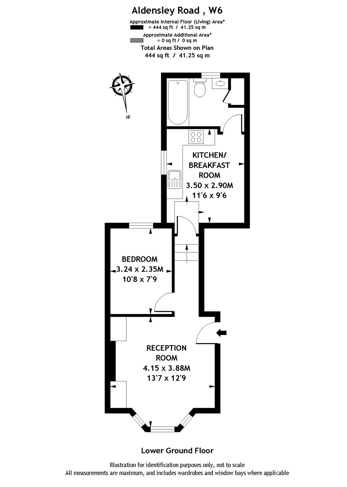 1 Bedrooms Flat to rent in Aldensley Road, London W6