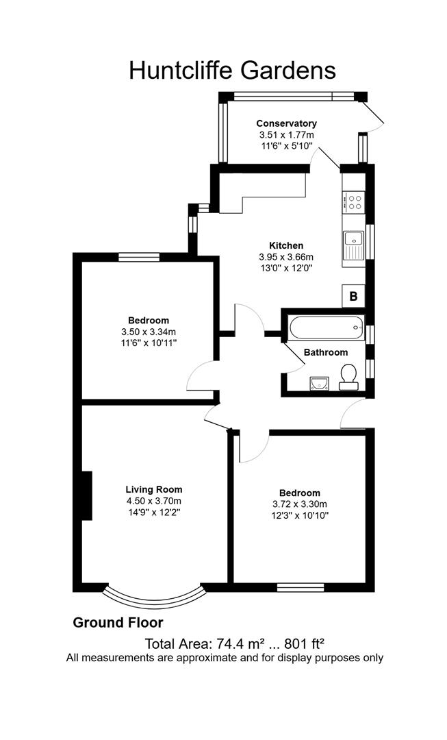 37, Huntcliffe Gardens, Newcastle Upon Tyne floorplan