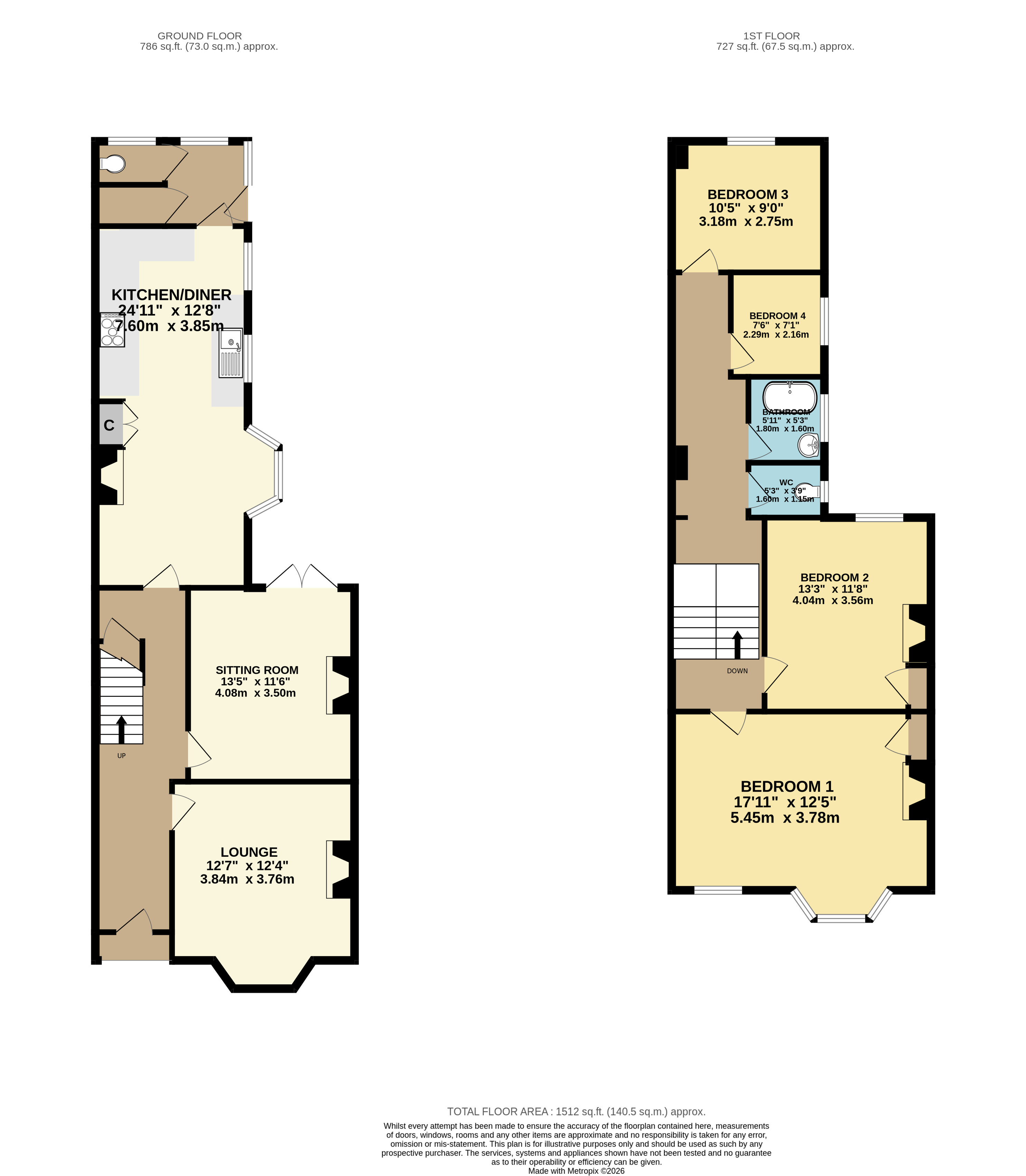 654, Holderness Road, Hull floorplan