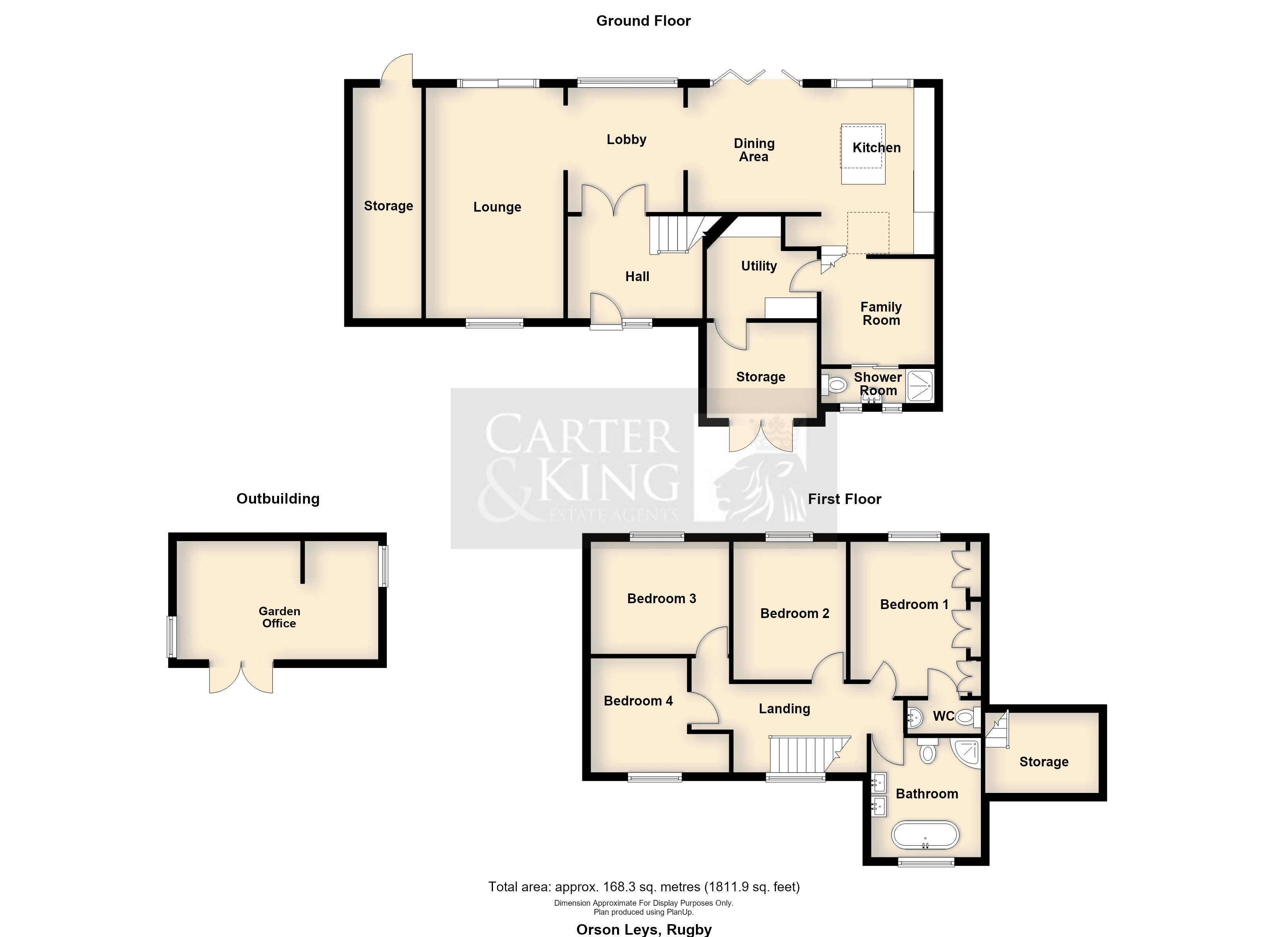 8, Orson Leys, Rugby floorplan