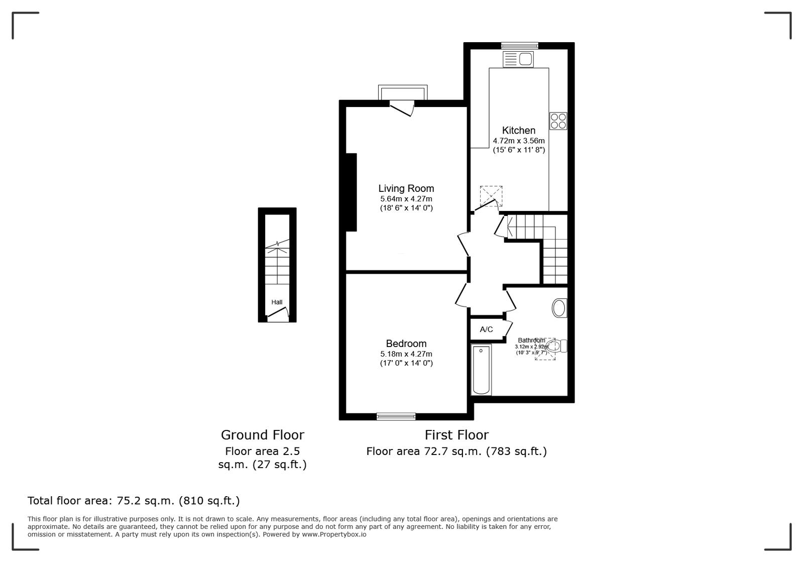 Flat 4, 103, St. Georges Road, Gloucestershire floorplan