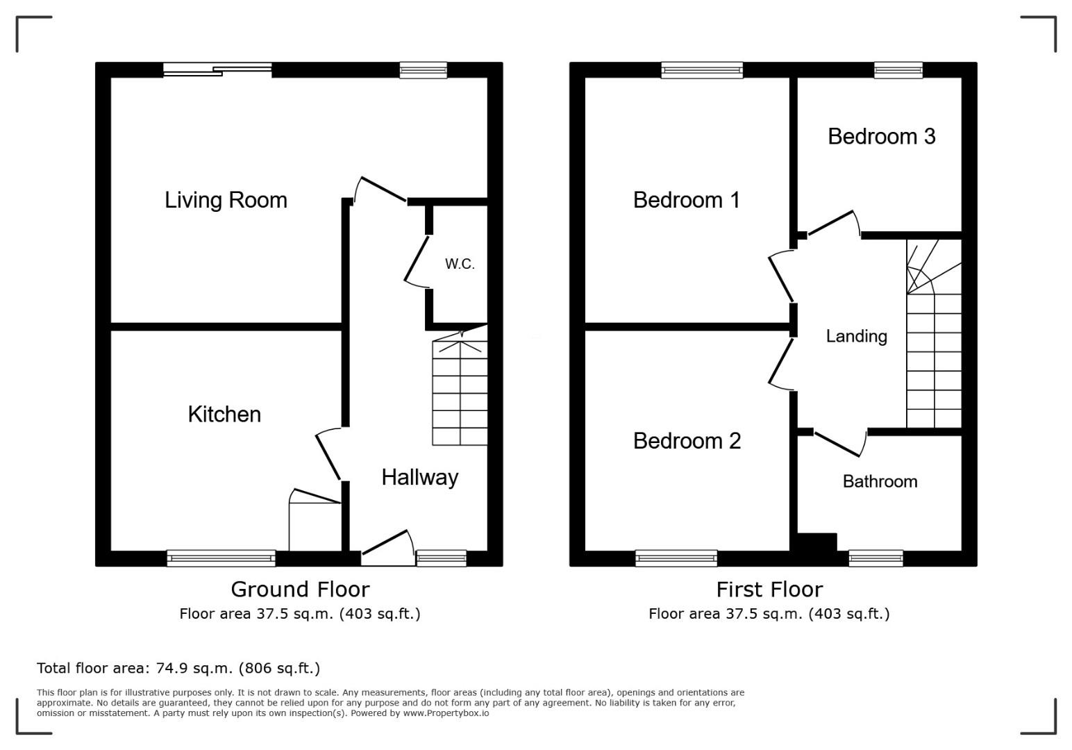 16, Old Mill Close, Whittington floorplan