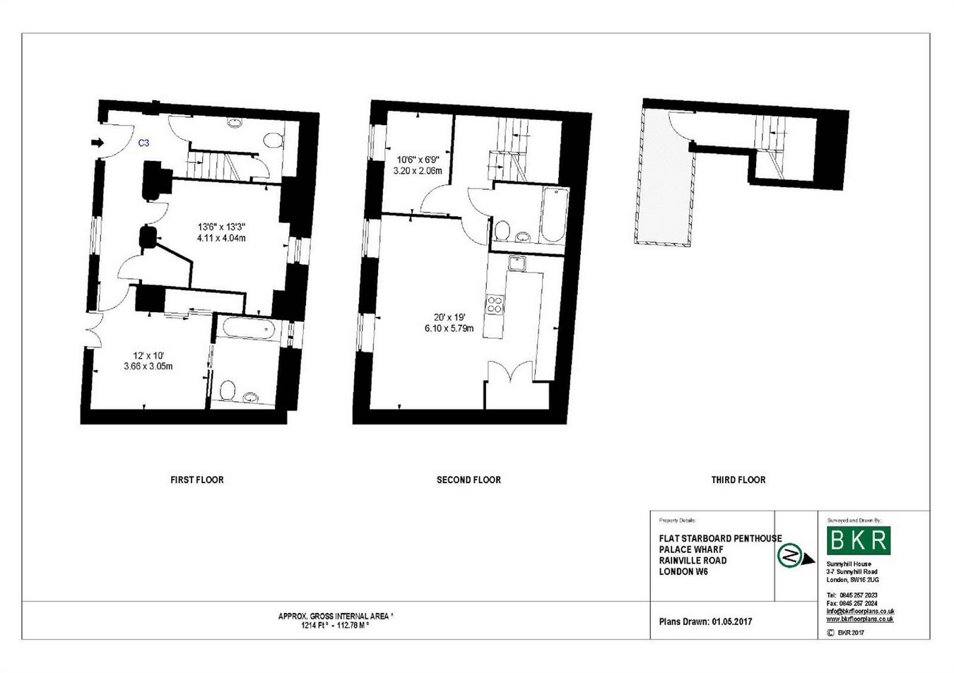 3 Bedrooms Flat to rent in Palace Wharf, Rainville Road, Fulham W6