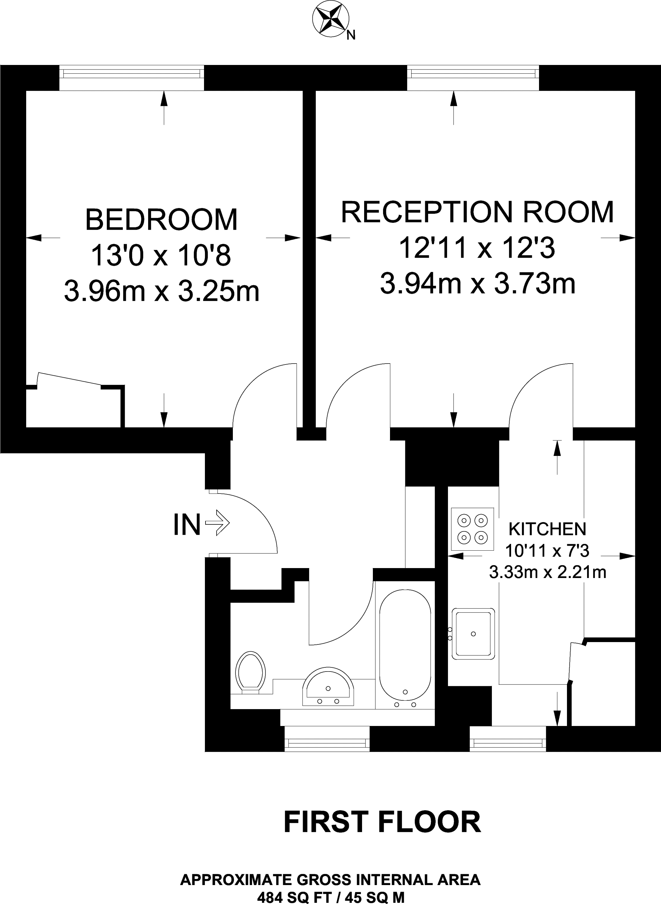 1 Bedrooms Flat for sale in Cecilia Road, Dalston, London E8