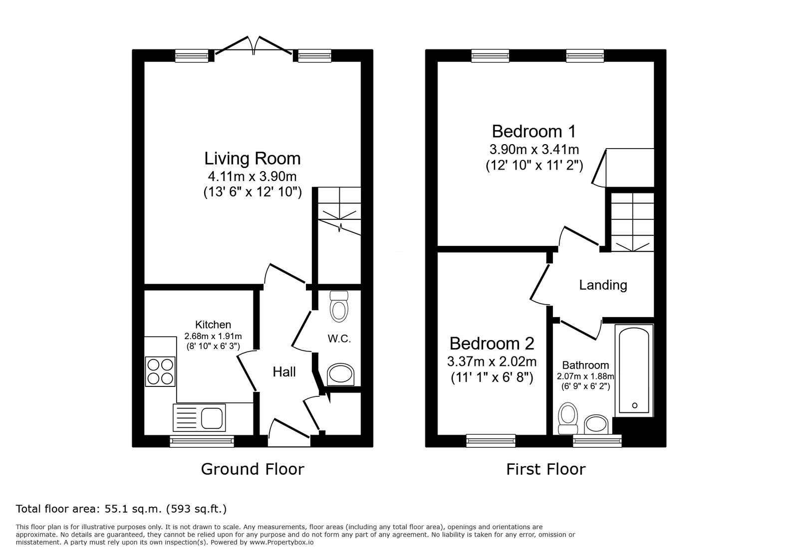265, Stryd Bennett, Llanelli floorplan