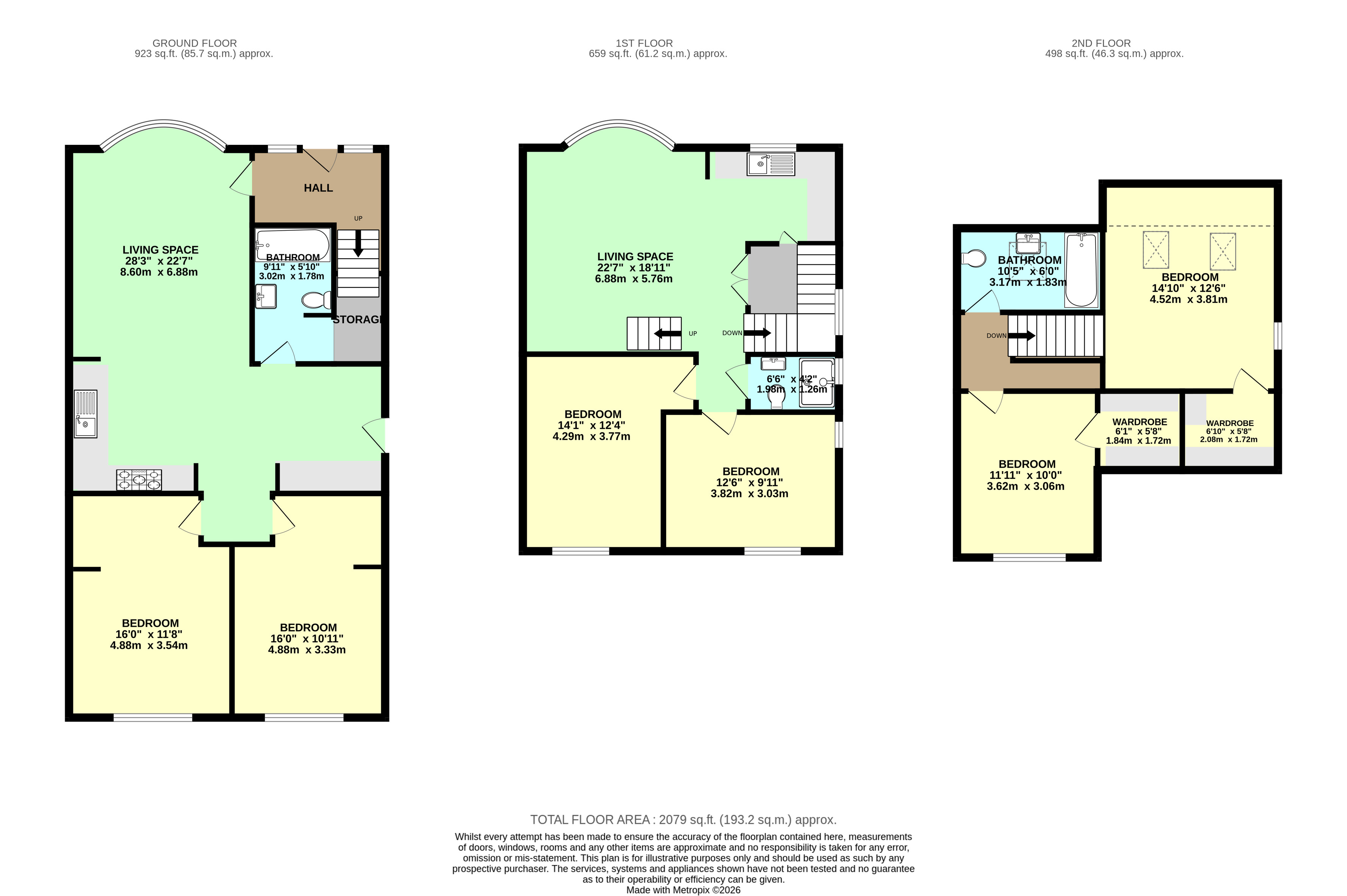 41, Church Wood Avenue, Leeds floorplan