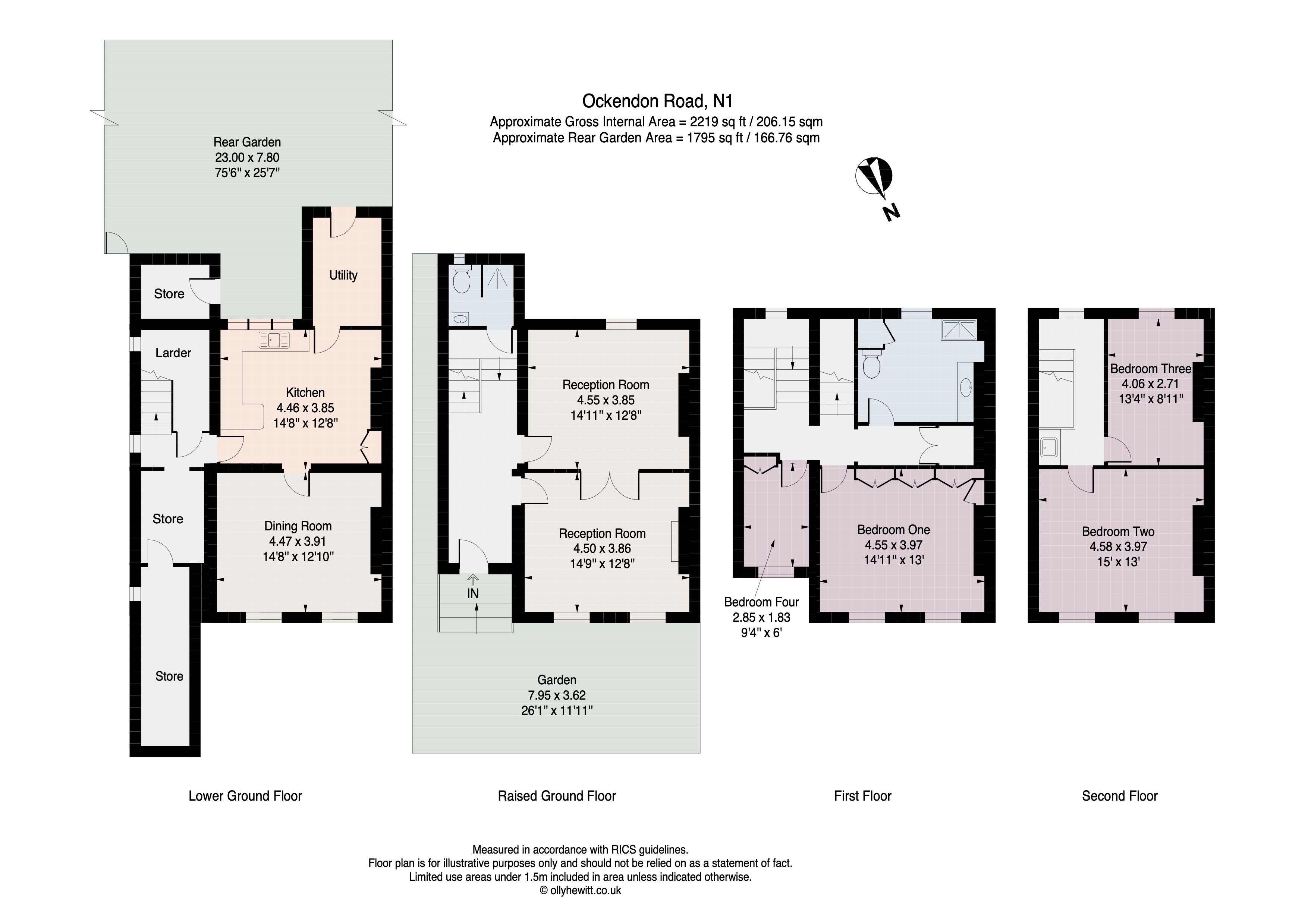 76, Ockendon Road, London floorplan
