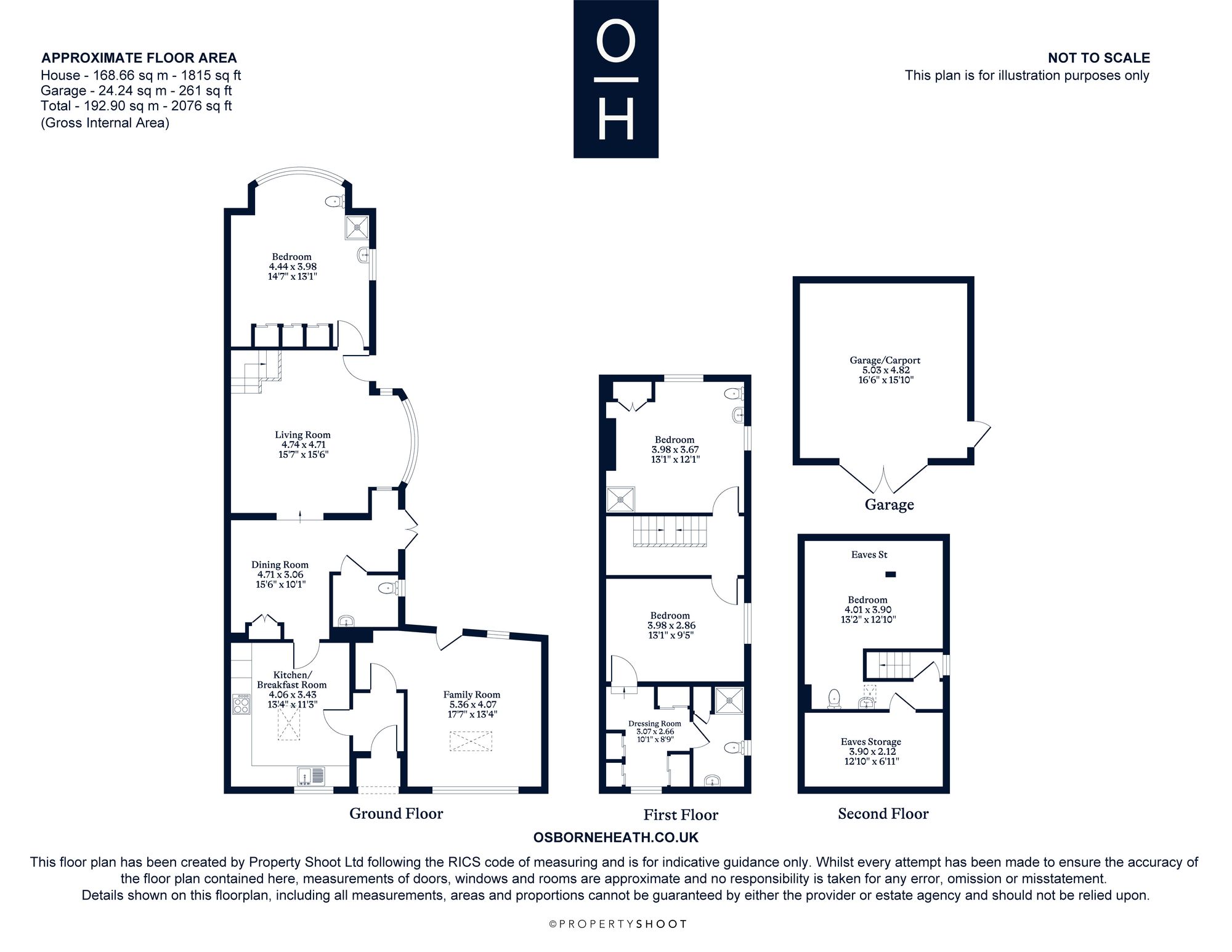 1 Callow Hill, Virginia Water floorplan