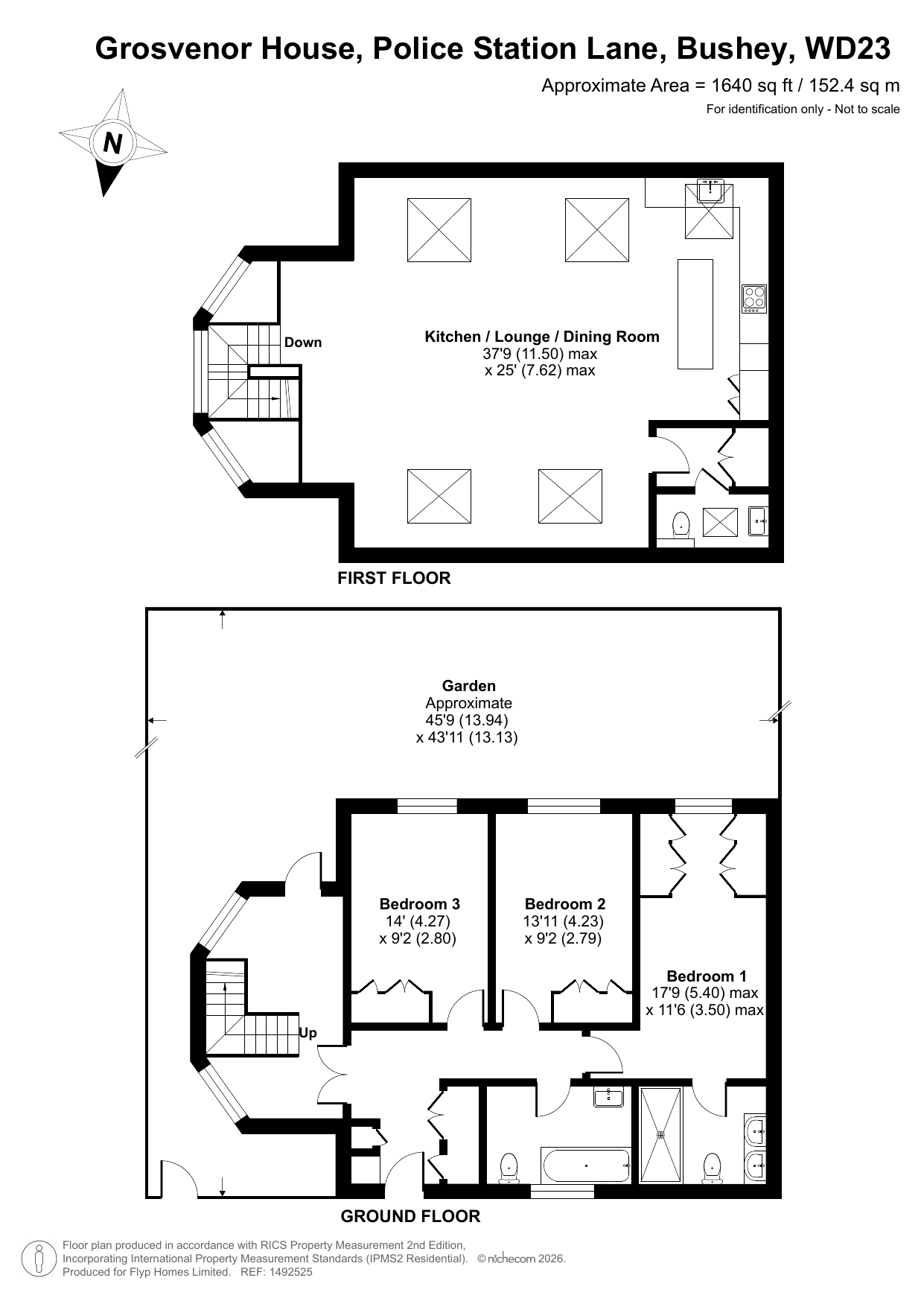 2 Grosvenor House, 25-27, Police Station Lane, Hertfordshire floorplan