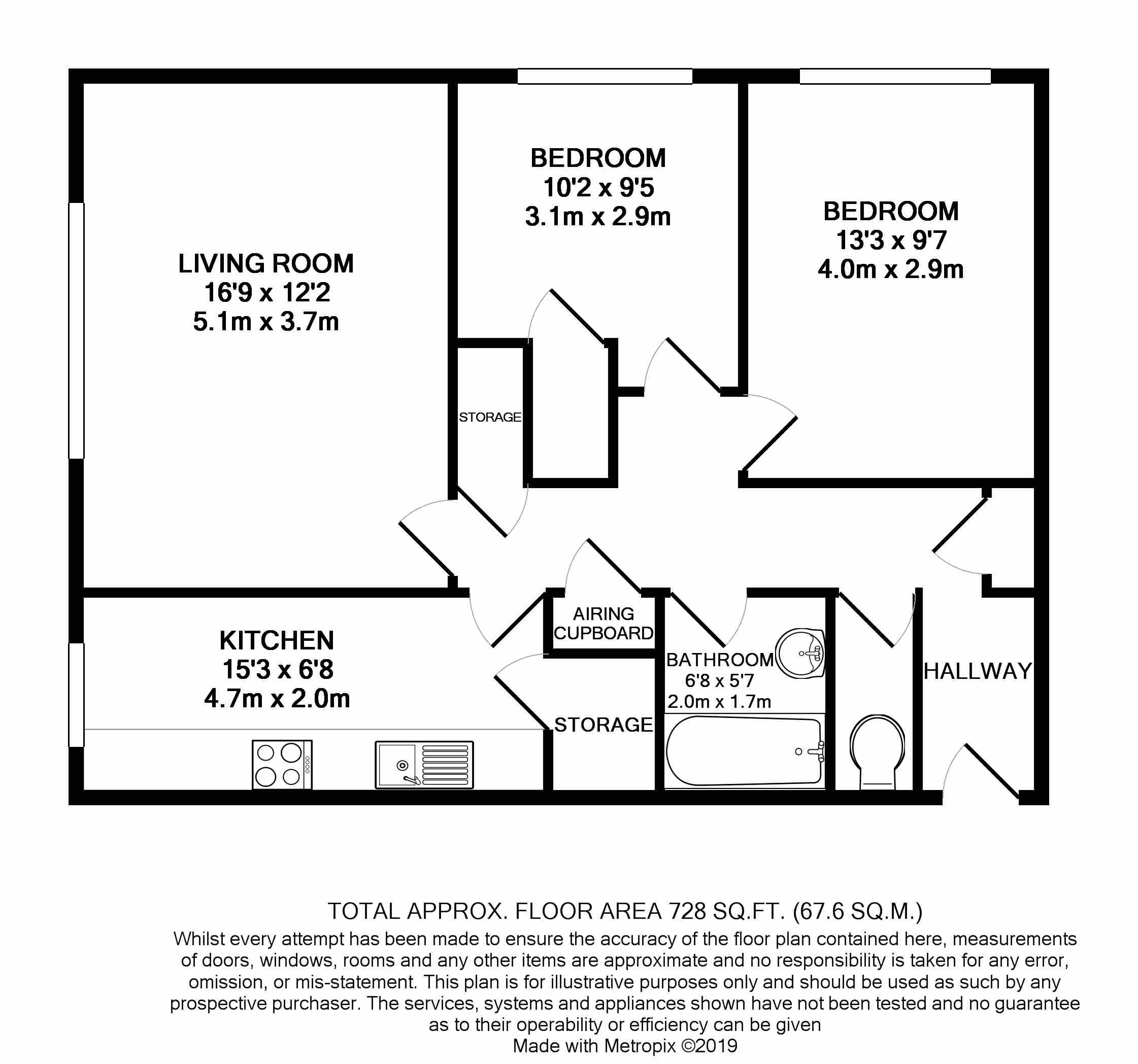 6A, Crowborough floorplan