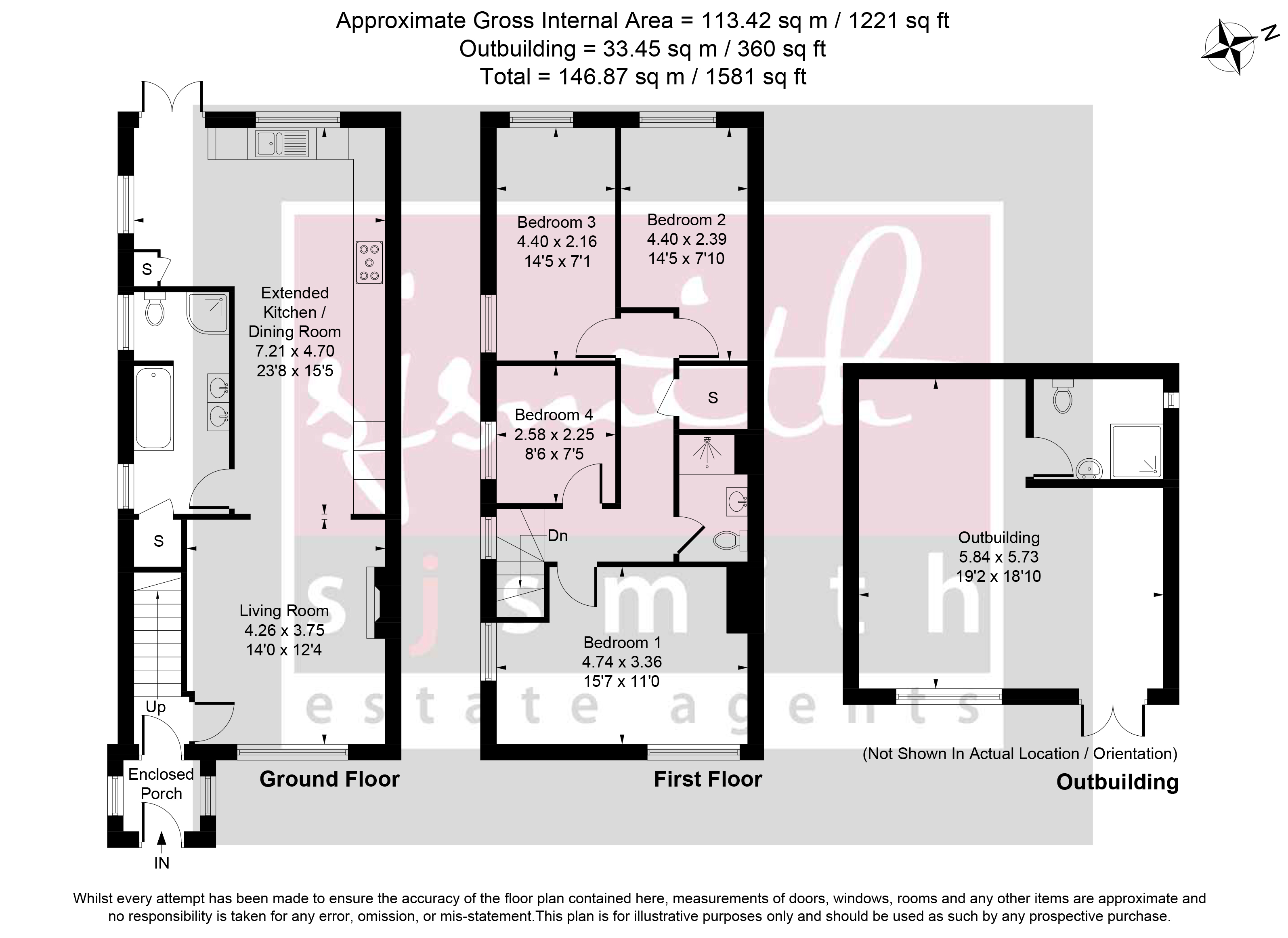 44, Desford Way, Ashford floorplan