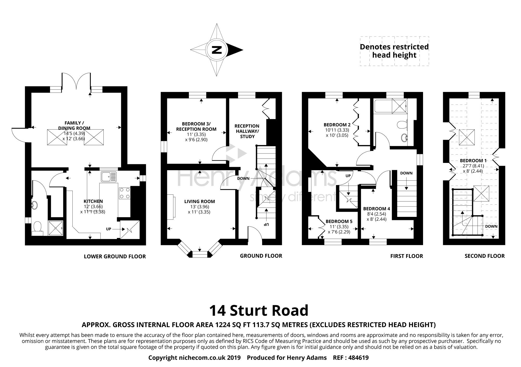 4 Bedrooms Detached house for sale in Sturt Road, Haslemere GU27