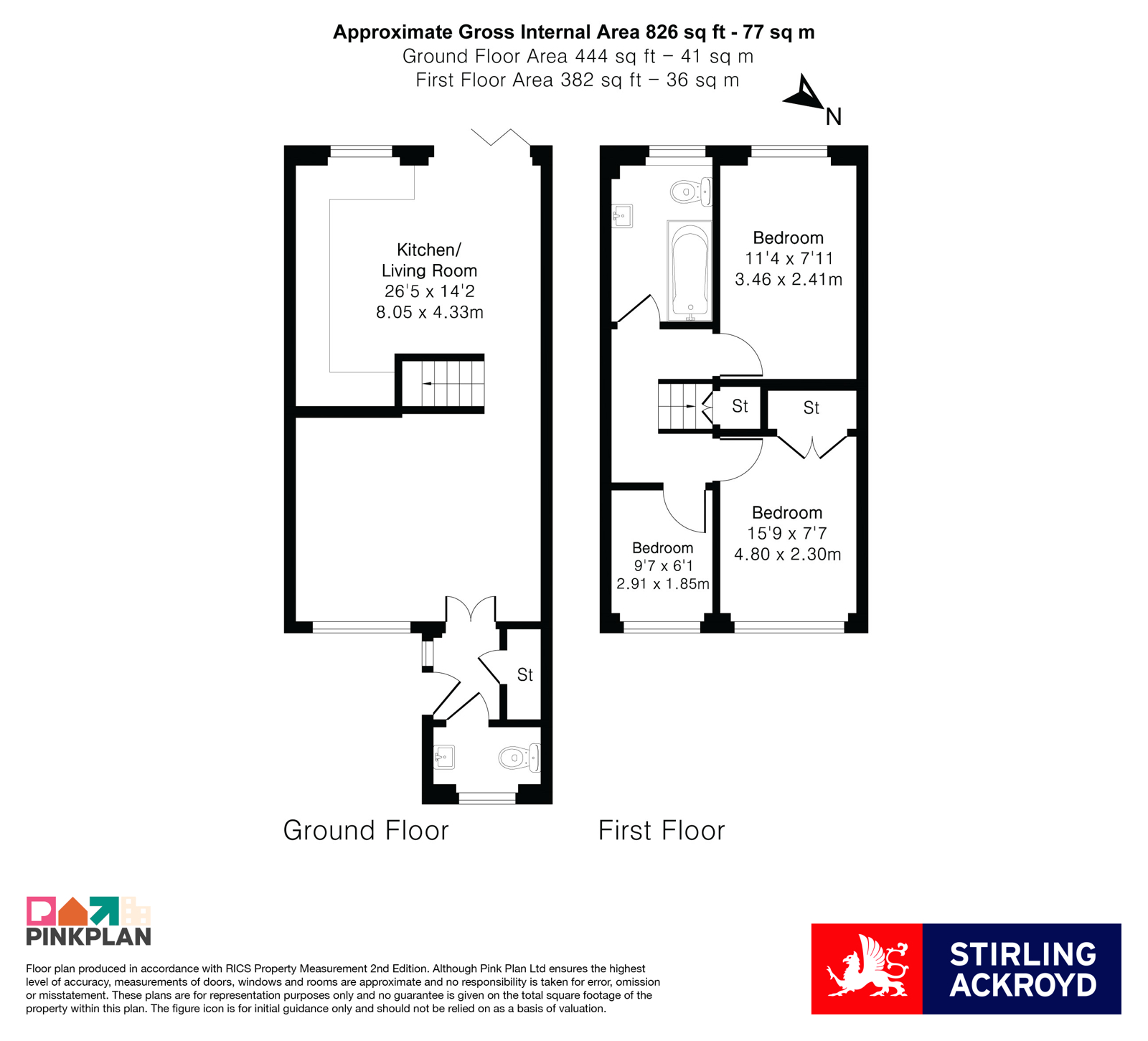 4, Falcon Way, Surrey floorplan