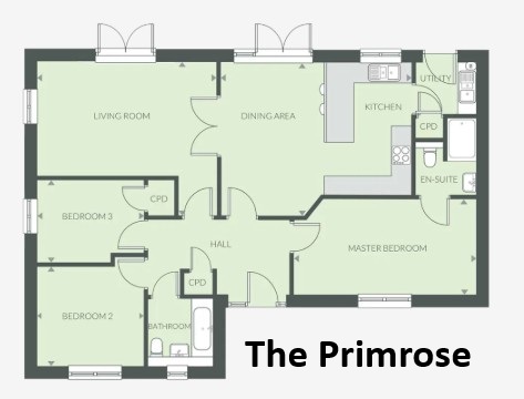 Plot 18 - The Primrose Chapel Green, Manteo Way Bideford Devon, Bideford floorplan
